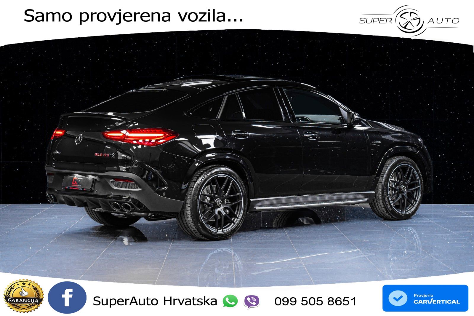Mercedes AMG GLE Coupe 53 (544 Hp) 4MATIC+ AMG SPEEDSHIFT TCT 9G LED+GR SJED+ACC