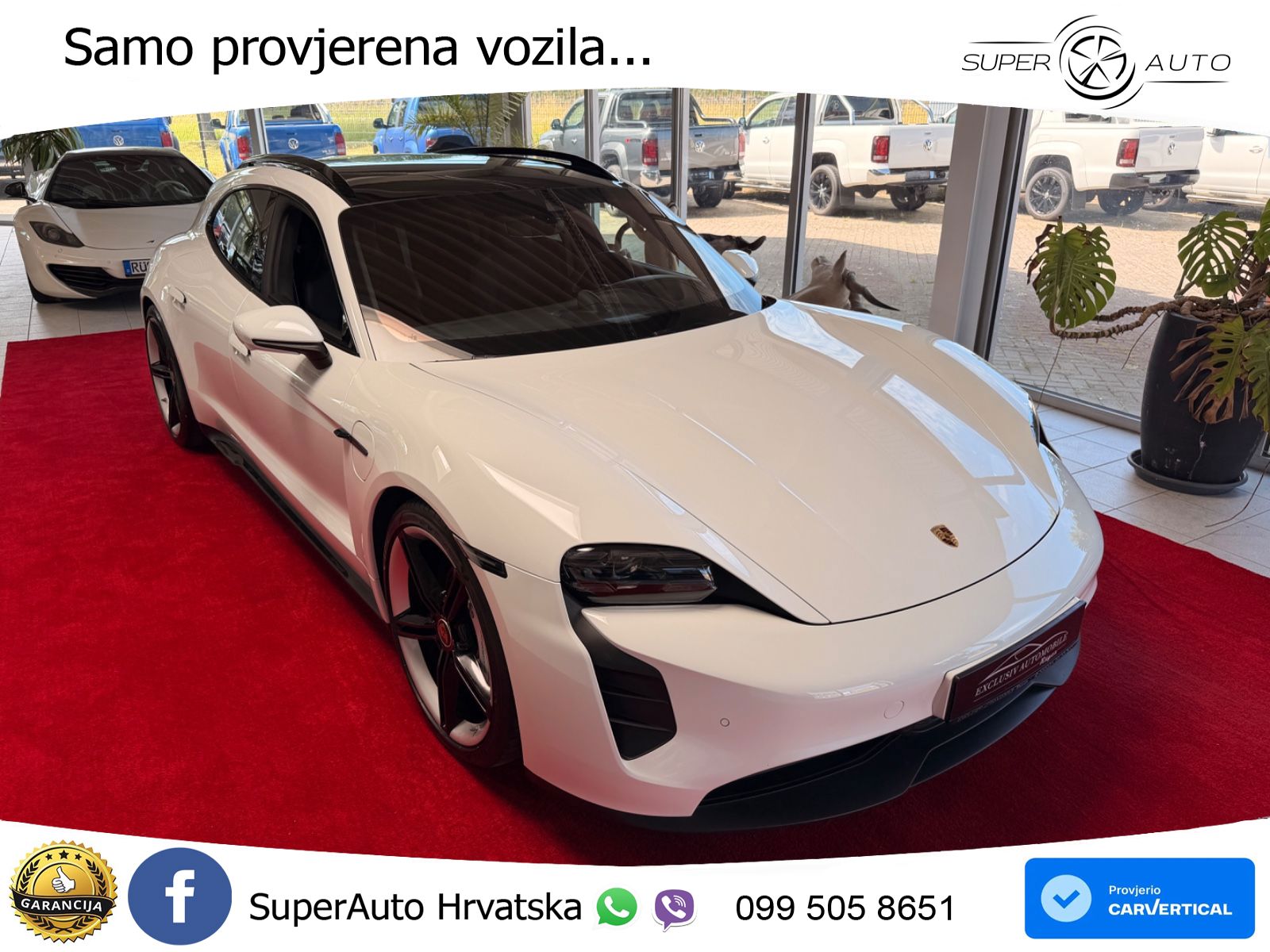 Porsche Taycan Sport Turismo GTS Performance Plus 93.4 kWh (598 KS)