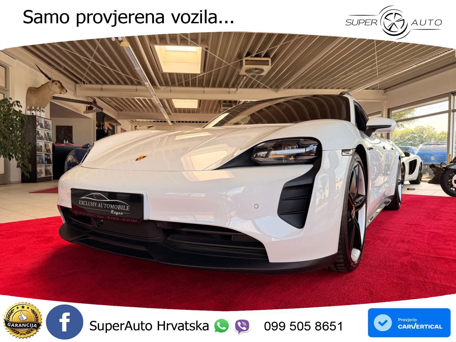 Porsche Taycan Sport Turismo GTS Performance Plus 93.4 kWh (598 KS)