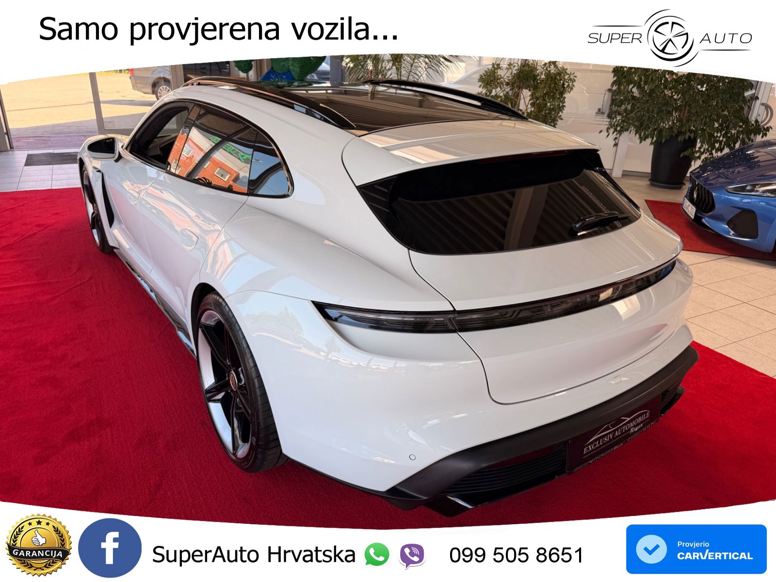 Porsche Taycan Sport Turismo GTS Performance Plus 93.4 kWh (598 KS)