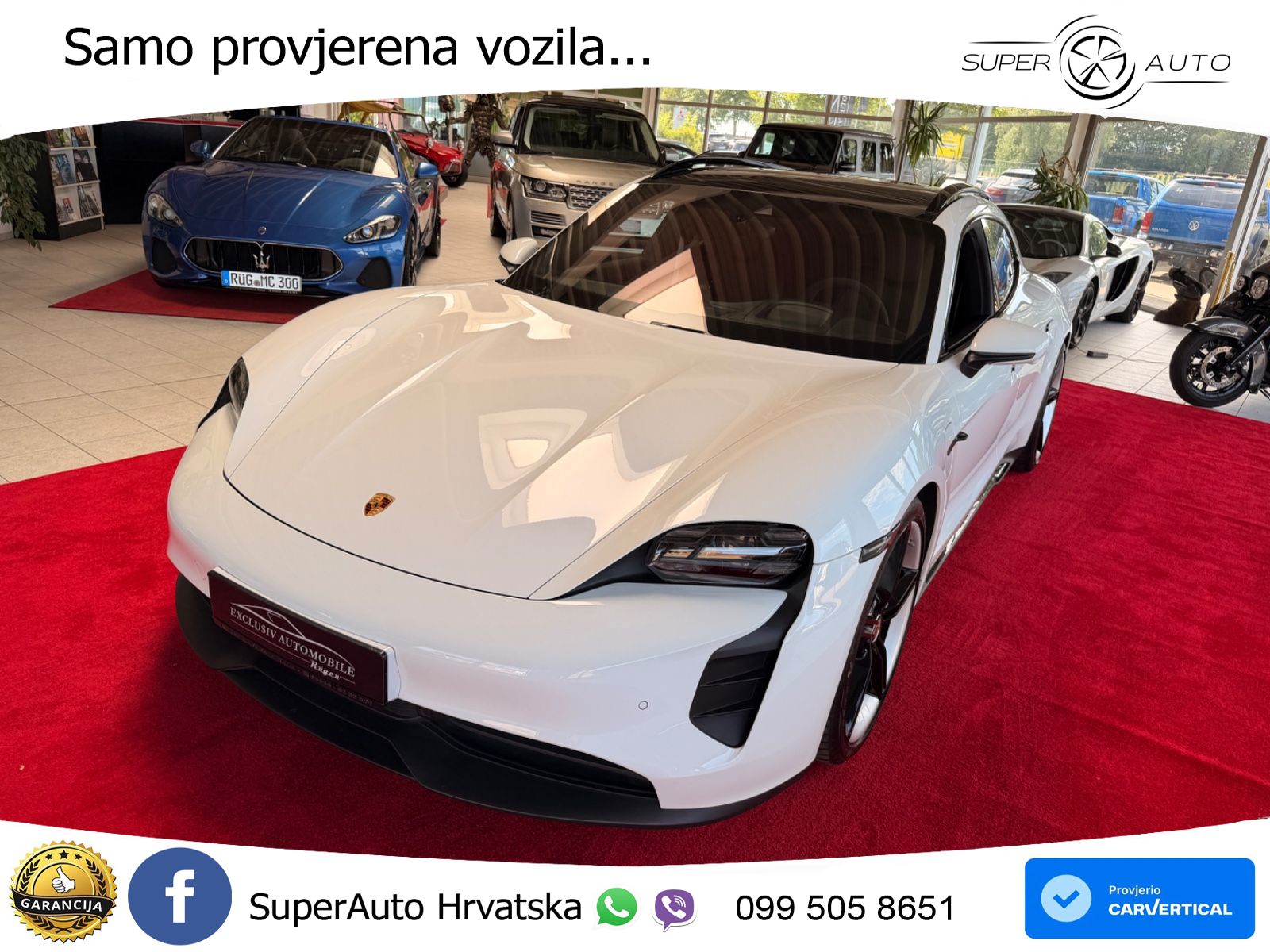 Porsche Taycan Sport Turismo GTS Performance Plus 93.4 kWh (598 KS)