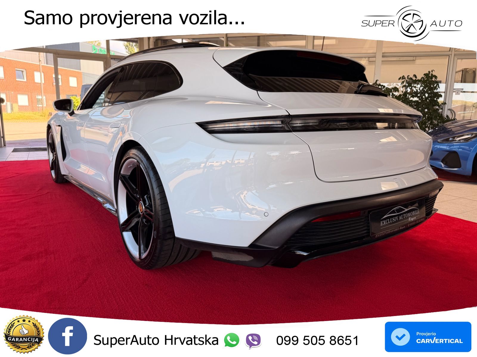 Porsche Taycan Sport Turismo GTS Performance Plus 93.4 kWh (598 KS)