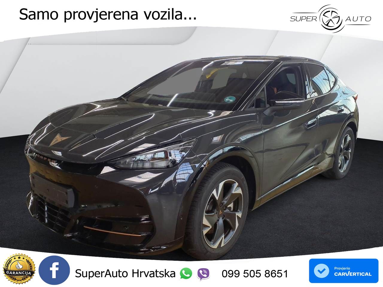 Cupra Tavascan 82 kWh (286 KS) LED+GR SJED+ACC