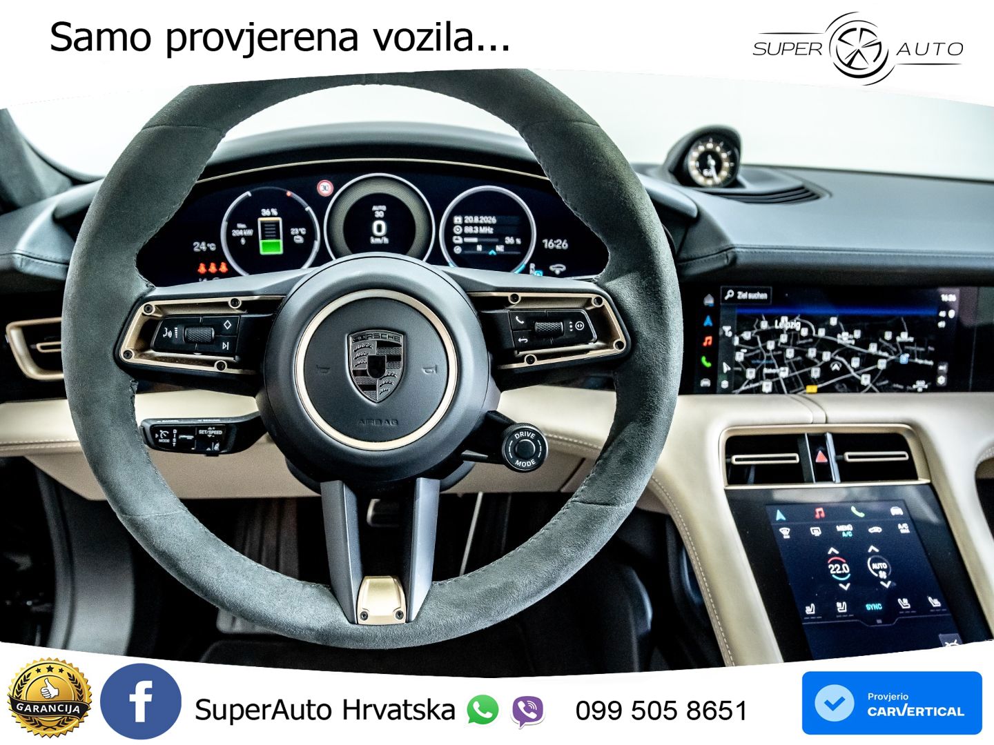 Porsche Taycan Sport Turismo Turbo 105 kWh (884 KS)