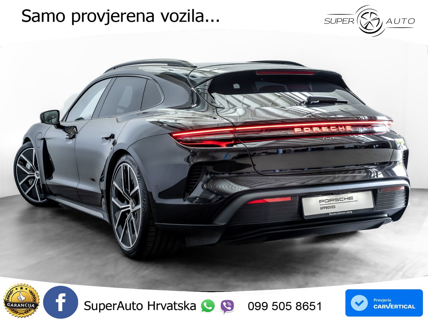 Porsche Taycan Sport Turismo Turbo 105 kWh (884 KS)