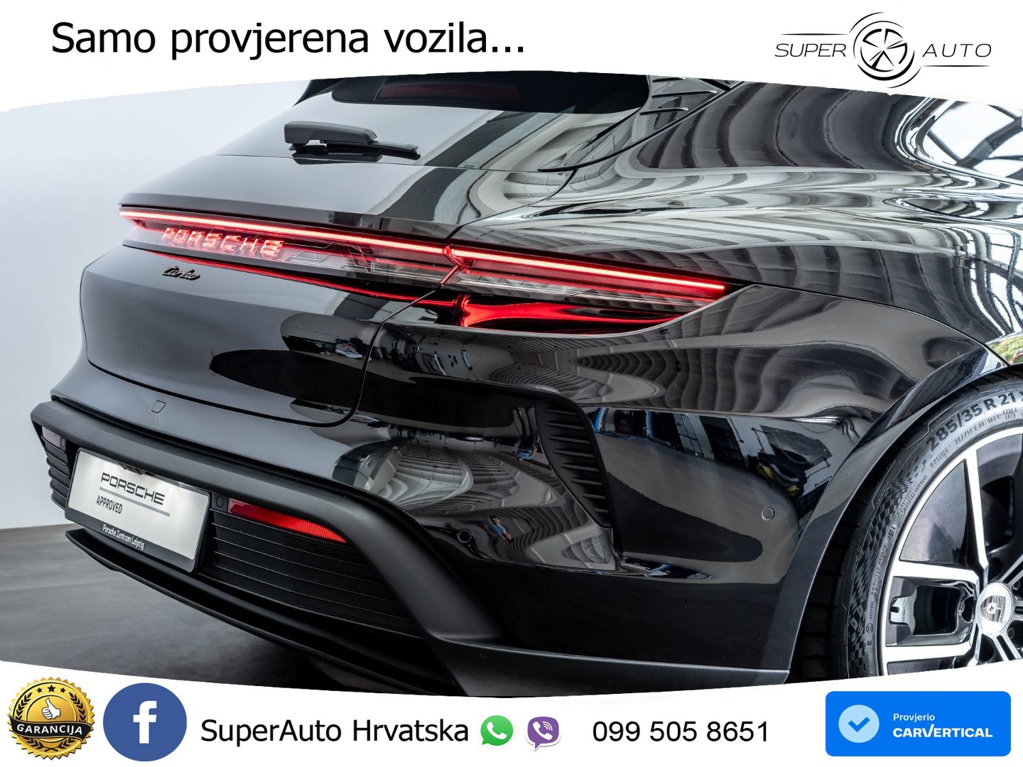 Porsche Taycan Sport Turismo Turbo 105 kWh (884 KS)