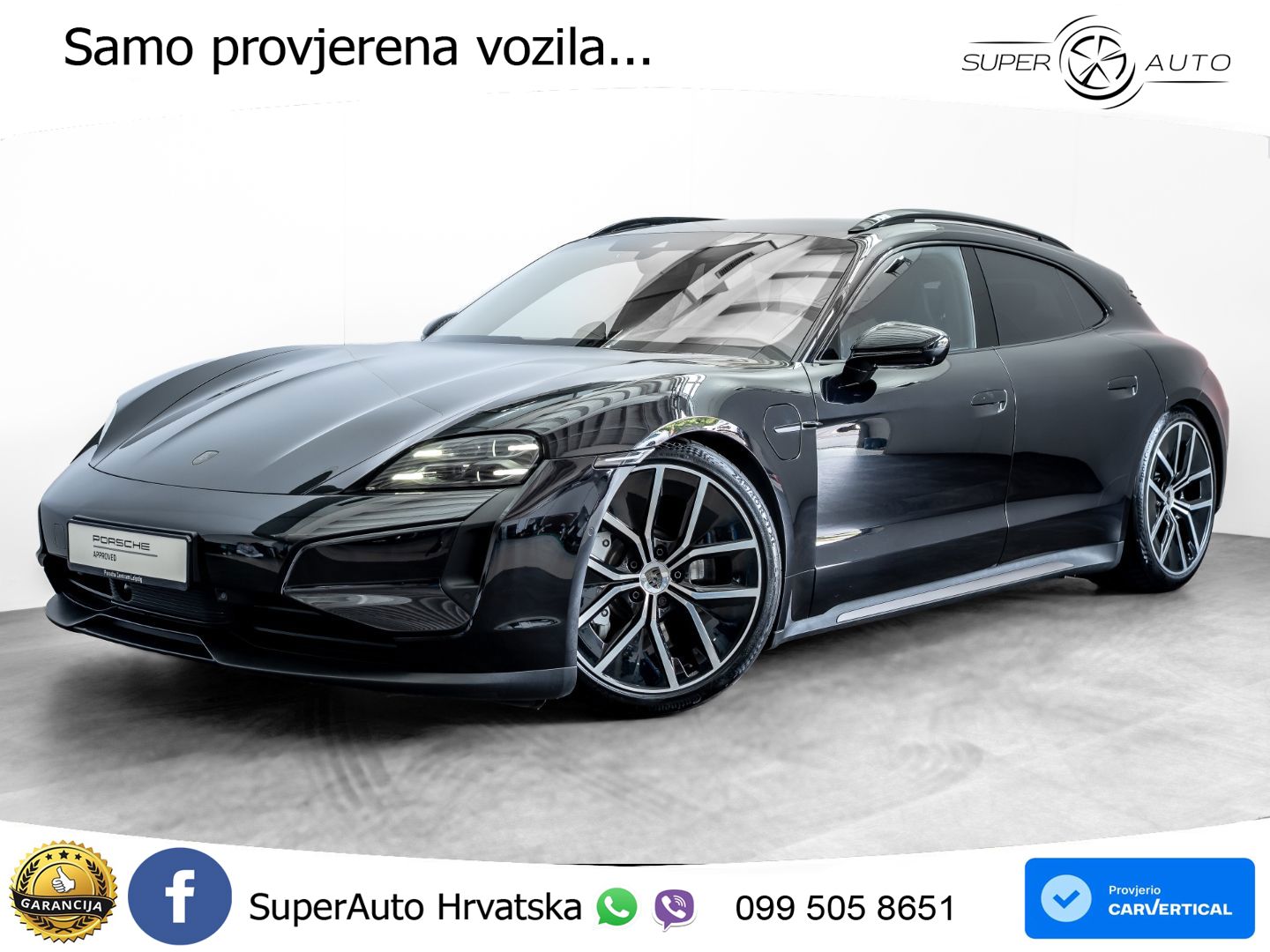 Porsche Taycan Sport Turismo Turbo 105 kWh (884 KS)