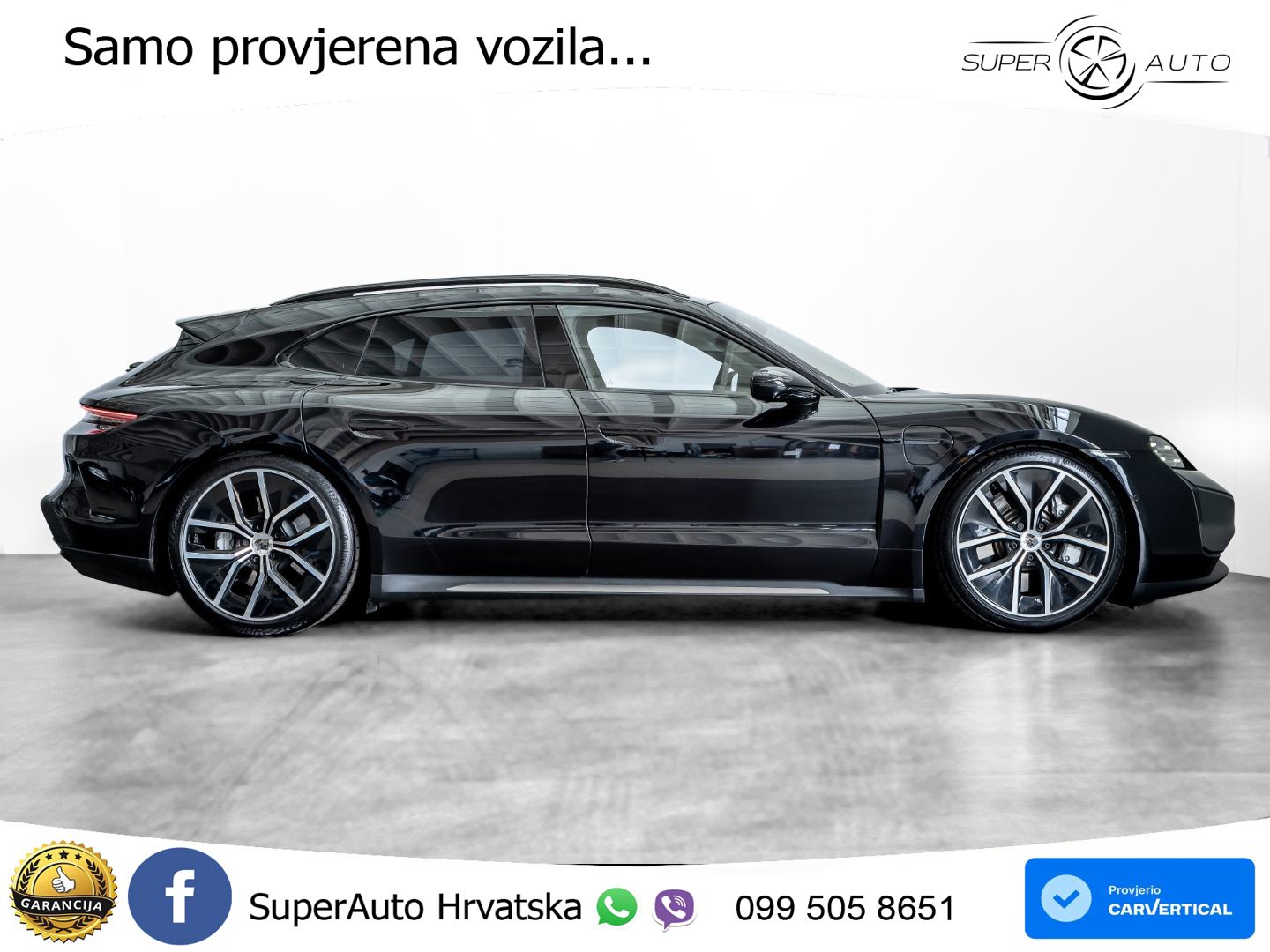 Porsche Taycan Sport Turismo Turbo 105 kWh (884 KS)