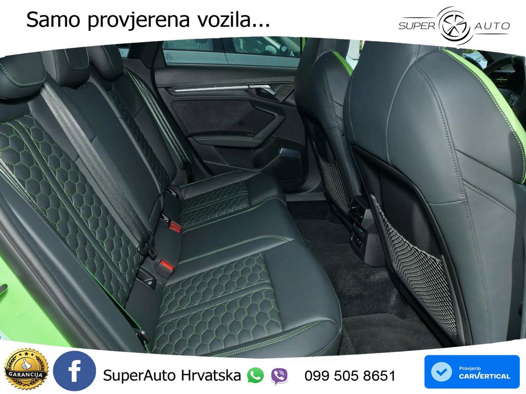 Audi RS3 Sedan 2.5 TFSI (400 KS) quattro S tronic LED+GR SJED+ACC
