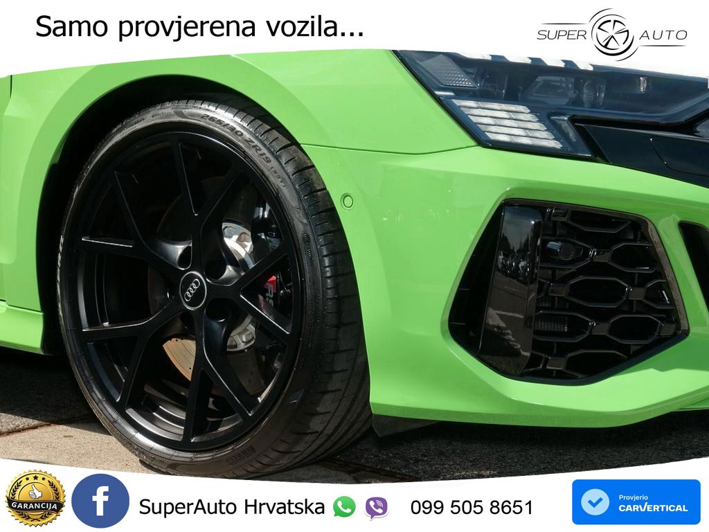 Audi RS3 Sedan 2.5 TFSI (400 KS) quattro S tronic LED+GR SJED+ACC