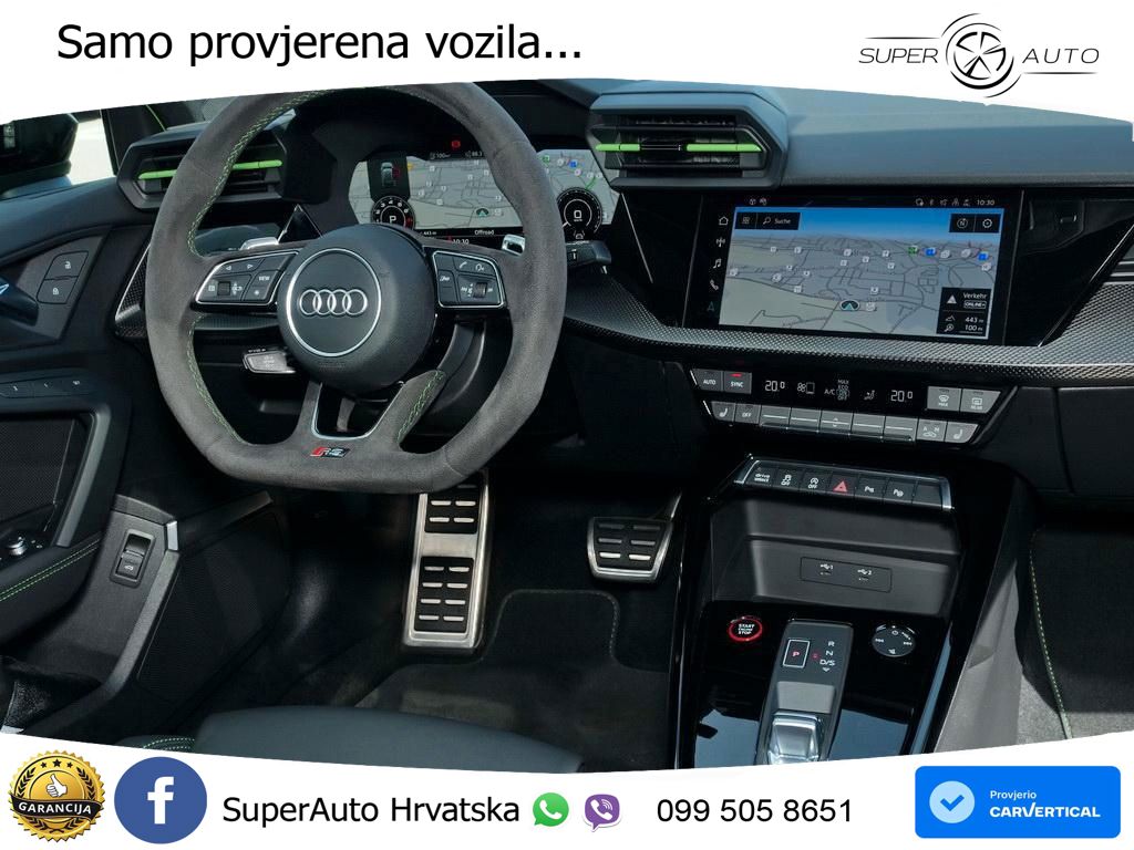 Audi RS3 Sedan 2.5 TFSI (400 KS) quattro S tronic LED+GR SJED+ACC