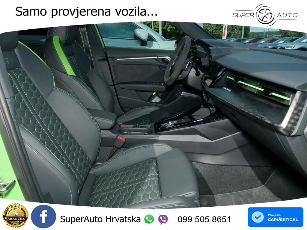 Audi RS3 Sedan 2.5 TFSI (400 KS) quattro S tronic LED+GR SJED+ACC
