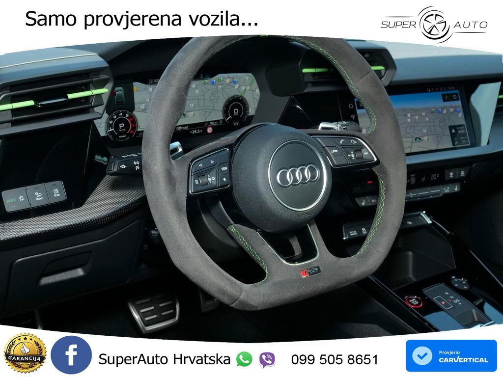 Audi RS3 Sedan 2.5 TFSI (400 KS) quattro S tronic LED+GR SJED+ACC