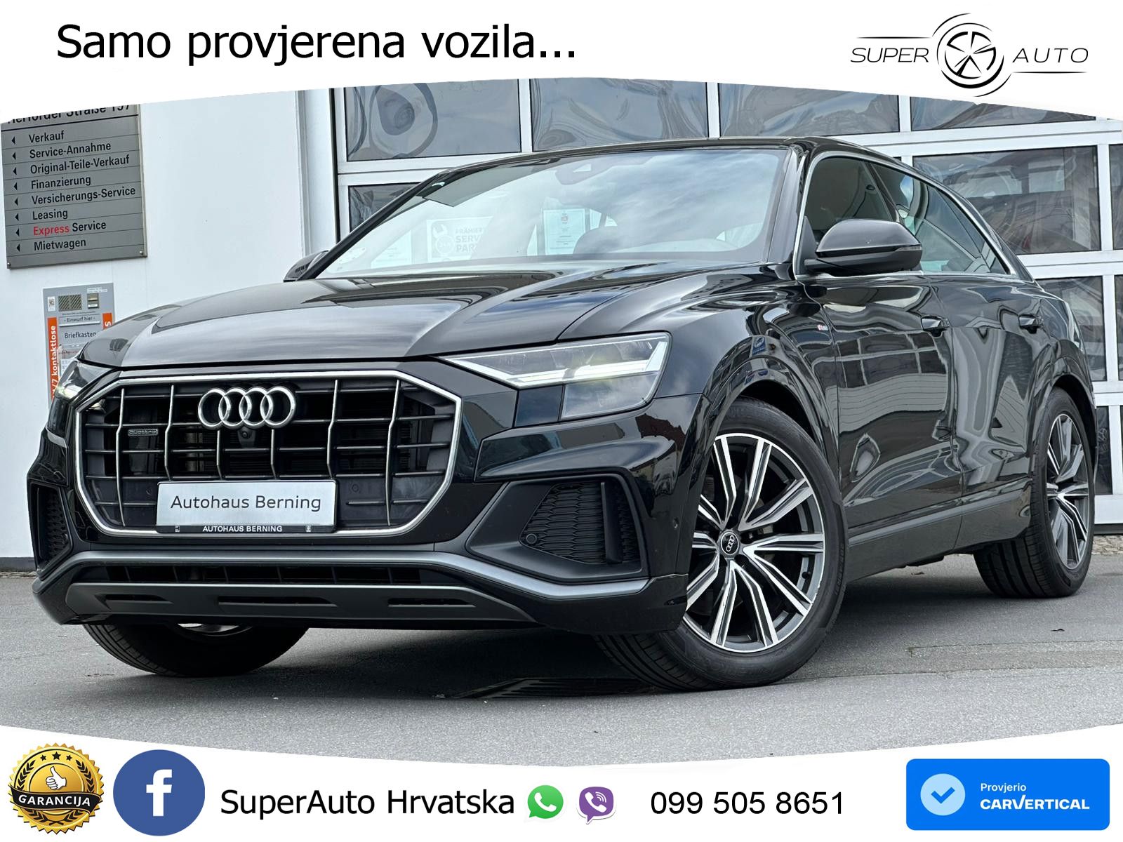 Audi Q8 50 TDI V6 (286 KS) quattro Tiptronic S line