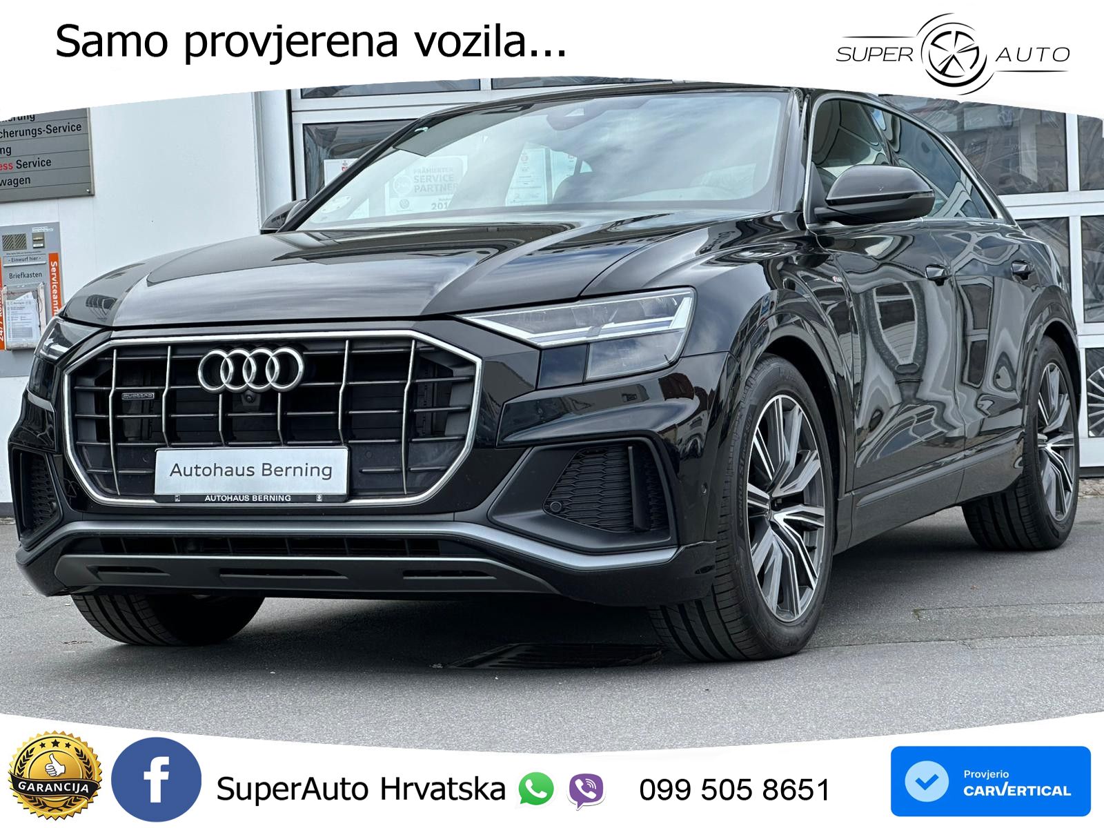 Audi Q8 50 TDI V6 (286 KS) quattro Tiptronic S line