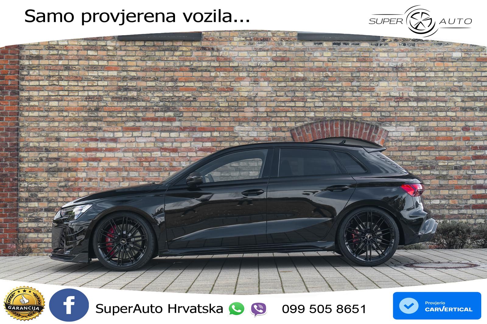 Audi RS3-R ABT Sportback 2.5 TFSI (510 KS) quattro S tronic LED+GR SJED+ACC