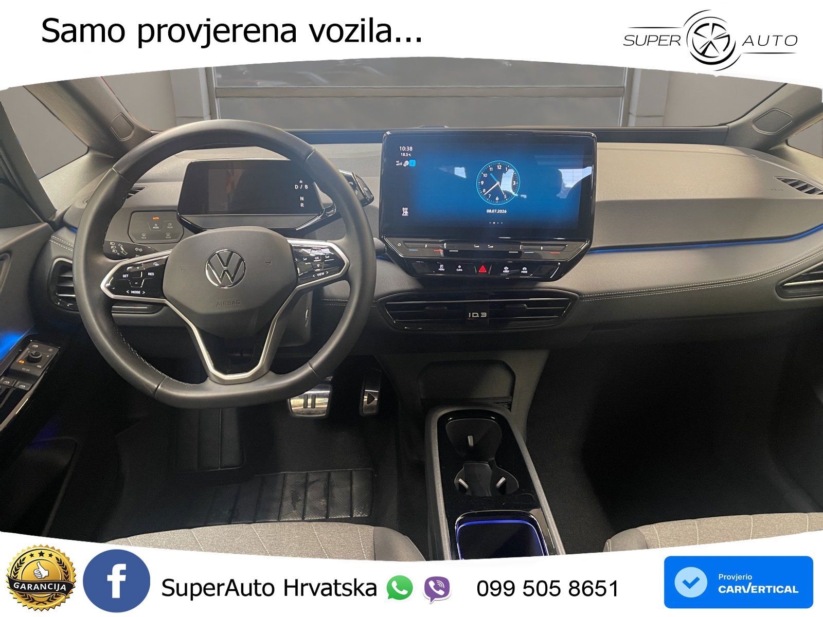 Volkswagen ID.3 Pro 62 kWh (204 KS) LED+ACC