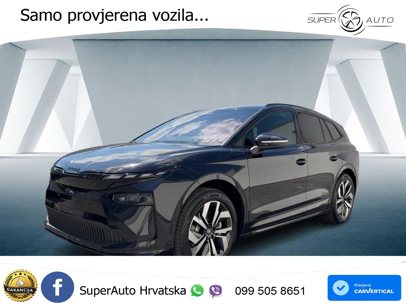 Škoda Enyaq 85 82 kWh (286 KS) SportLine LED+GR SJED+ACC