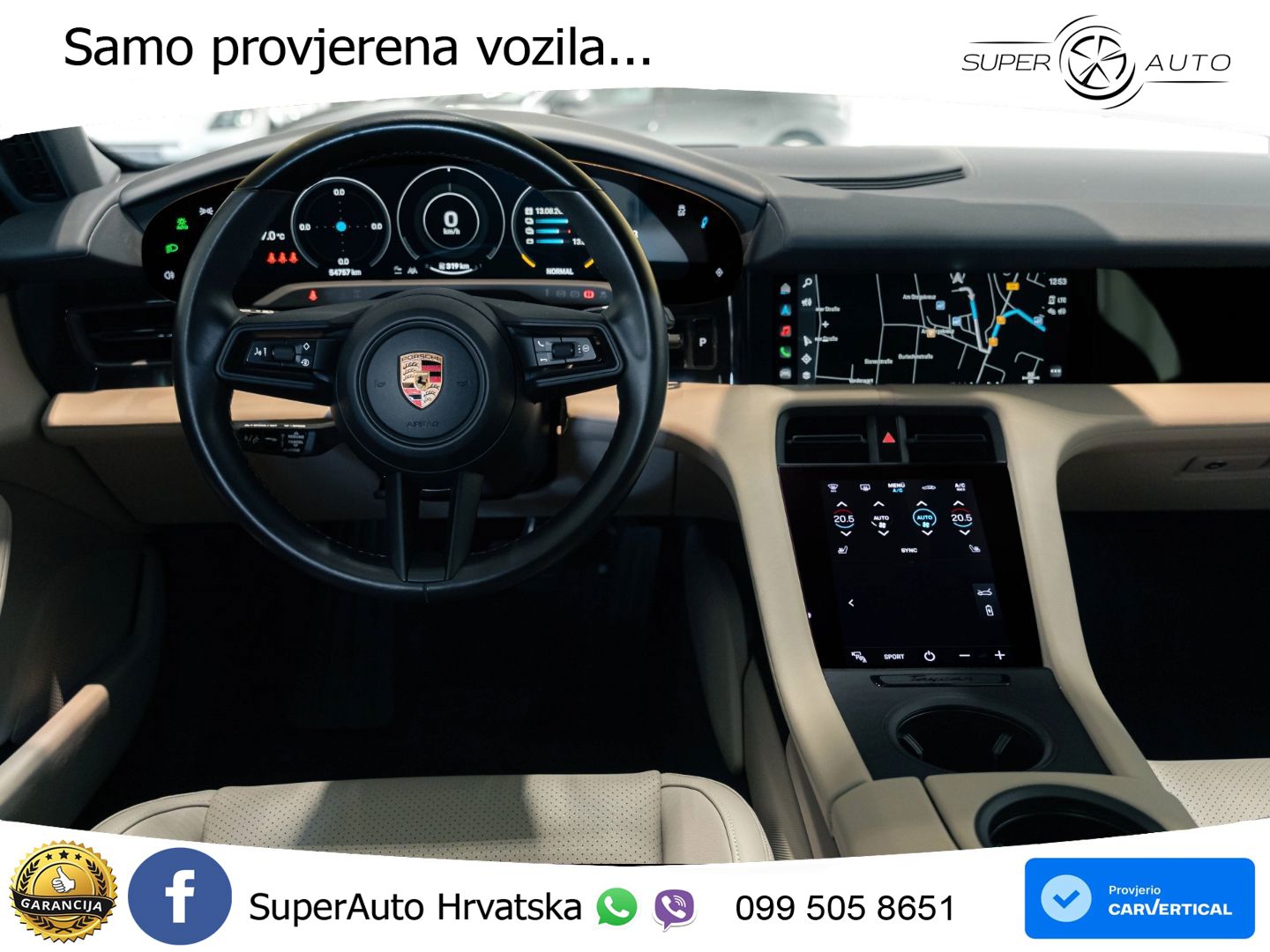 Porsche Taycan Sport Turismo Performance Plus 93.4 kWh (476 KS) LED+GR SJED+ACC