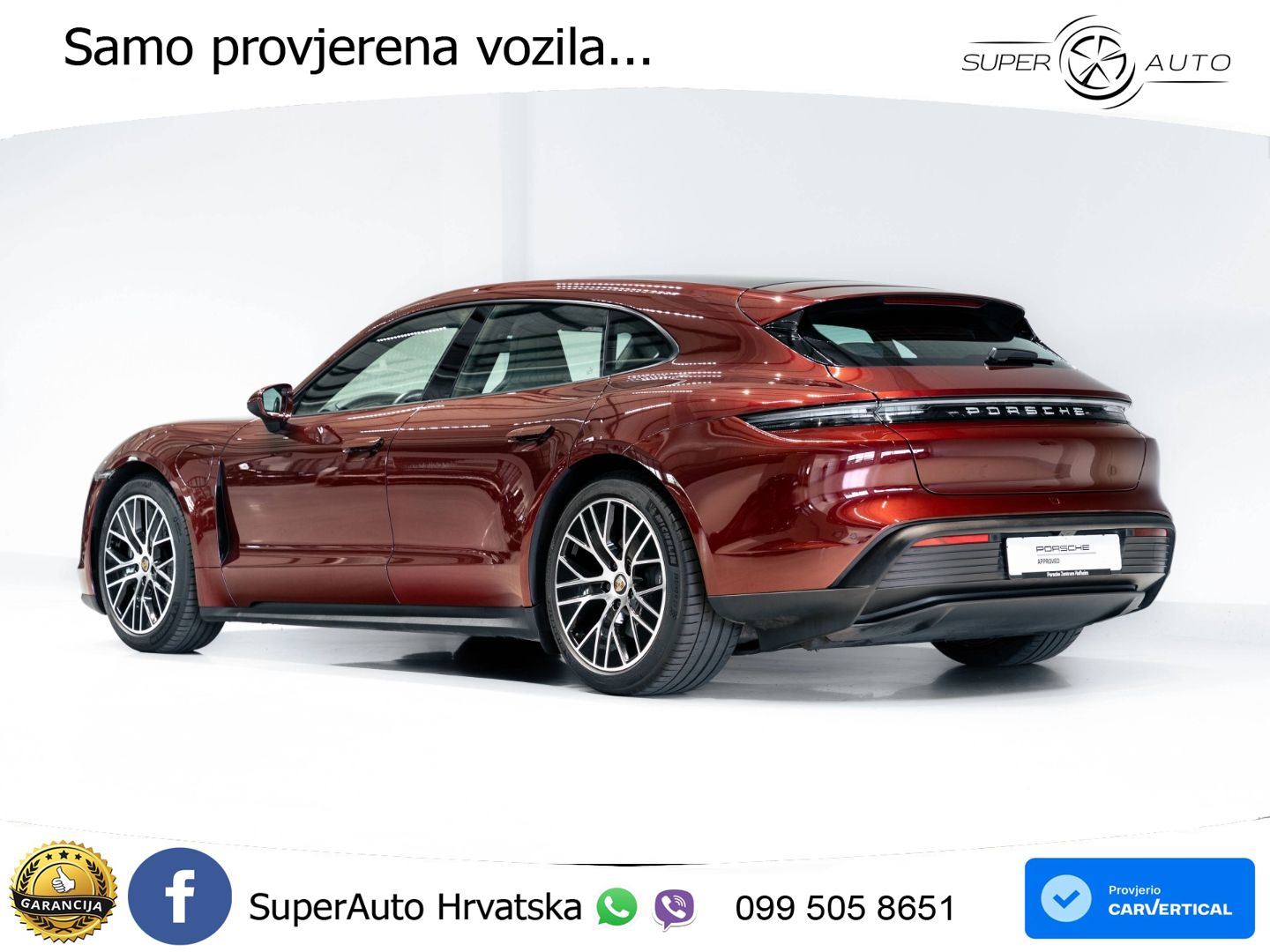 Porsche Taycan Sport Turismo Performance Plus 93.4 kWh (476 KS) LED+GR SJED+ACC