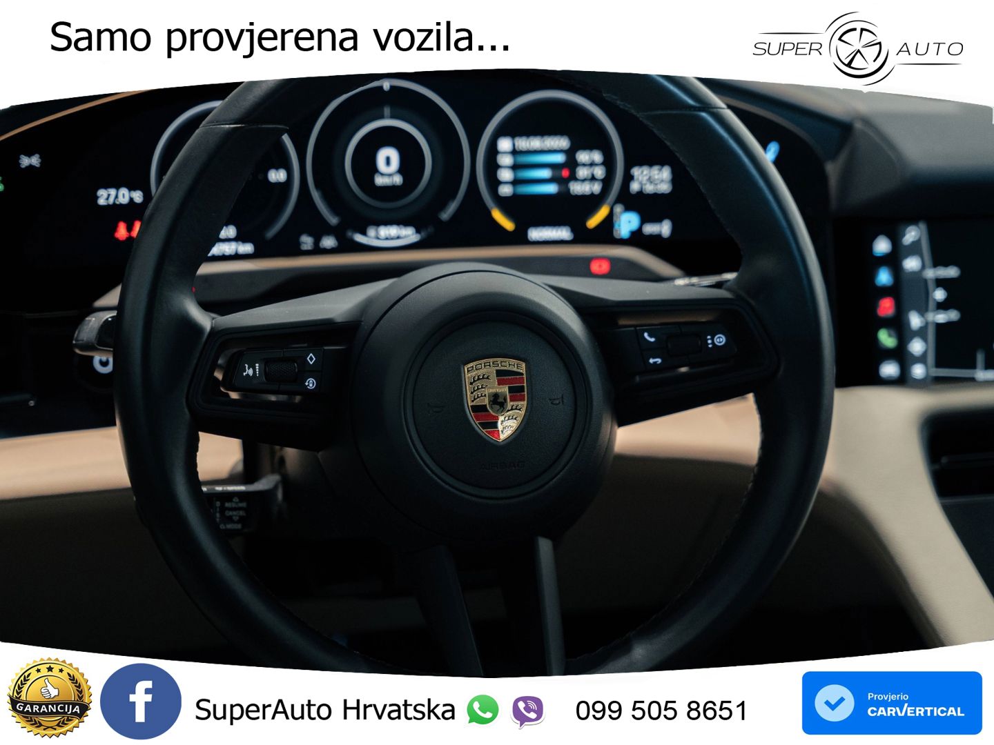 Porsche Taycan Sport Turismo Performance Plus 93.4 kWh (476 KS) LED+GR SJED+ACC