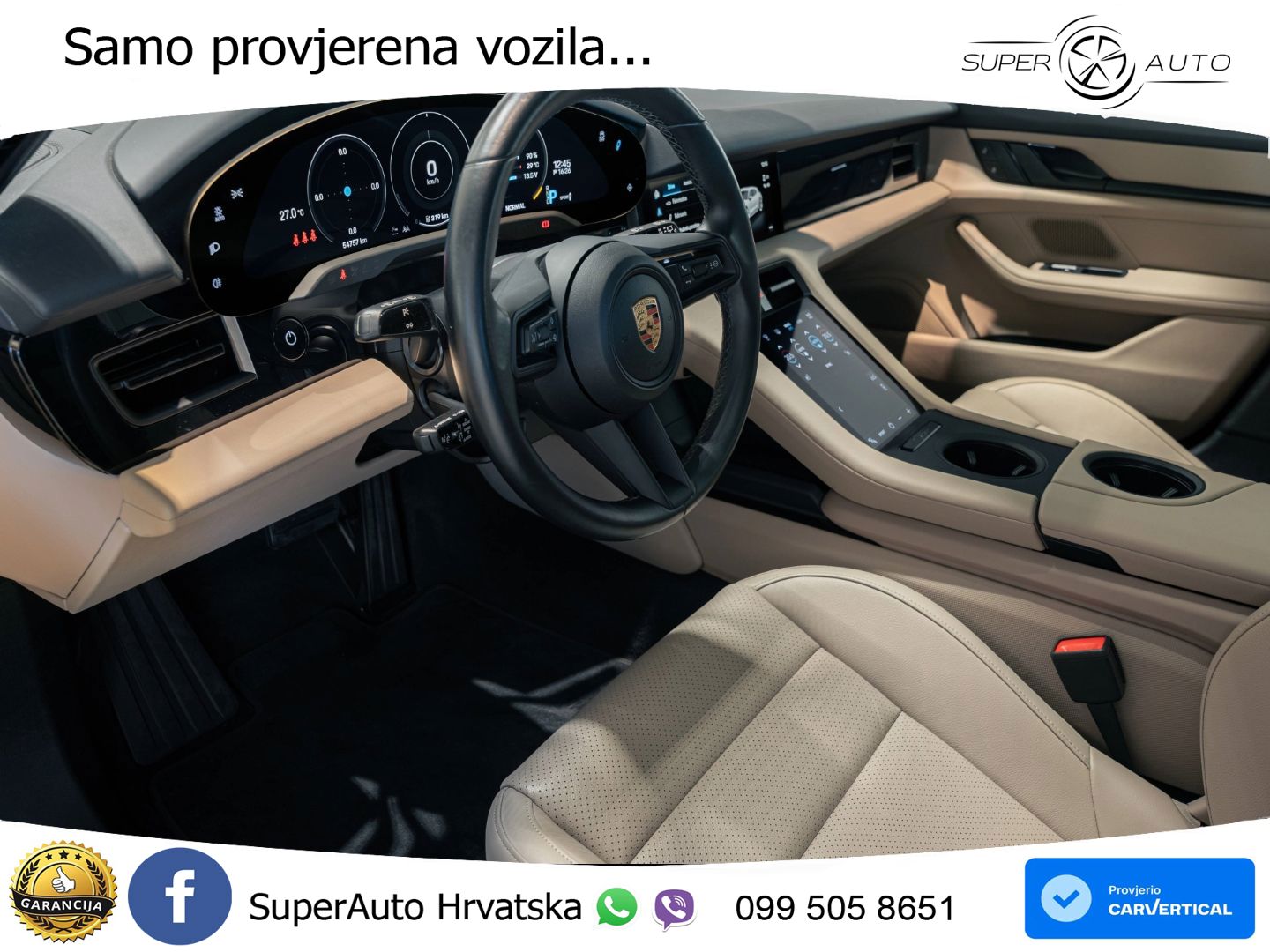 Porsche Taycan Sport Turismo Performance Plus 93.4 kWh (476 KS) LED+GR SJED+ACC