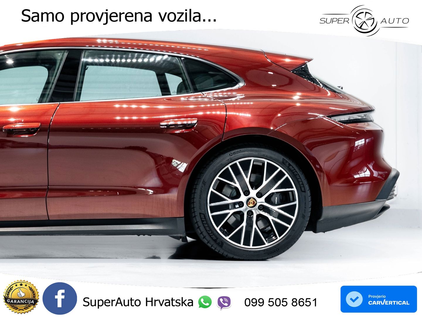 Porsche Taycan Sport Turismo Performance Plus 93.4 kWh (476 KS) LED+GR SJED+ACC