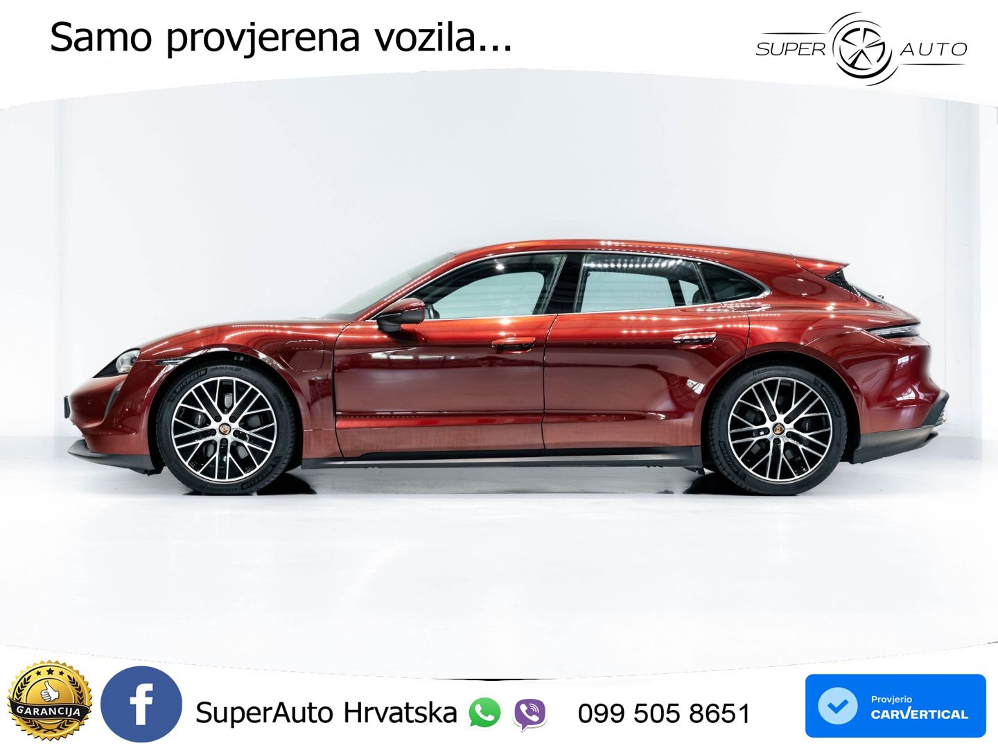 Porsche Taycan Sport Turismo Performance Plus 93.4 kWh (476 KS) LED+GR SJED+ACC