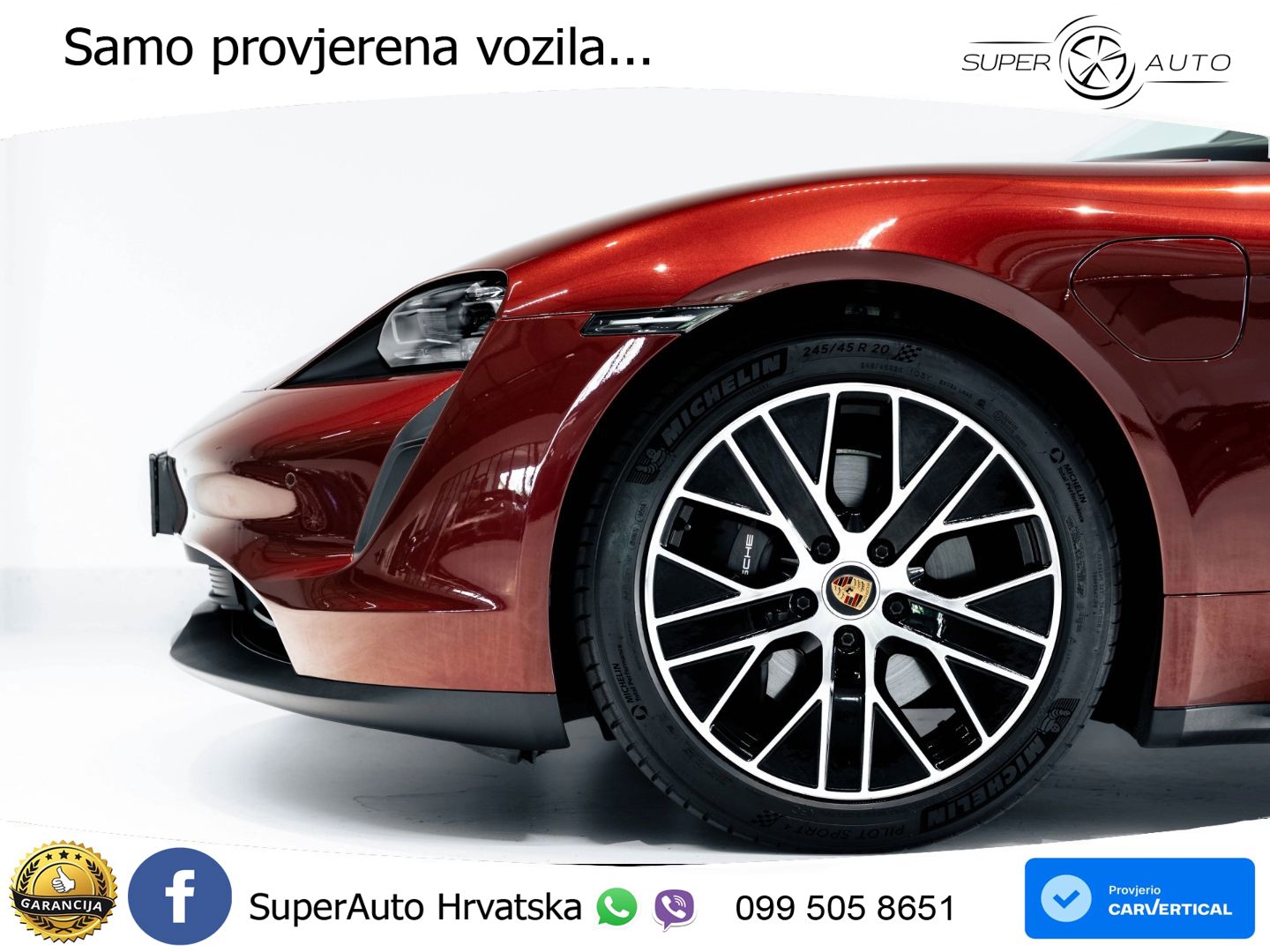Porsche Taycan Sport Turismo Performance Plus 93.4 kWh (476 KS) LED+GR SJED+ACC