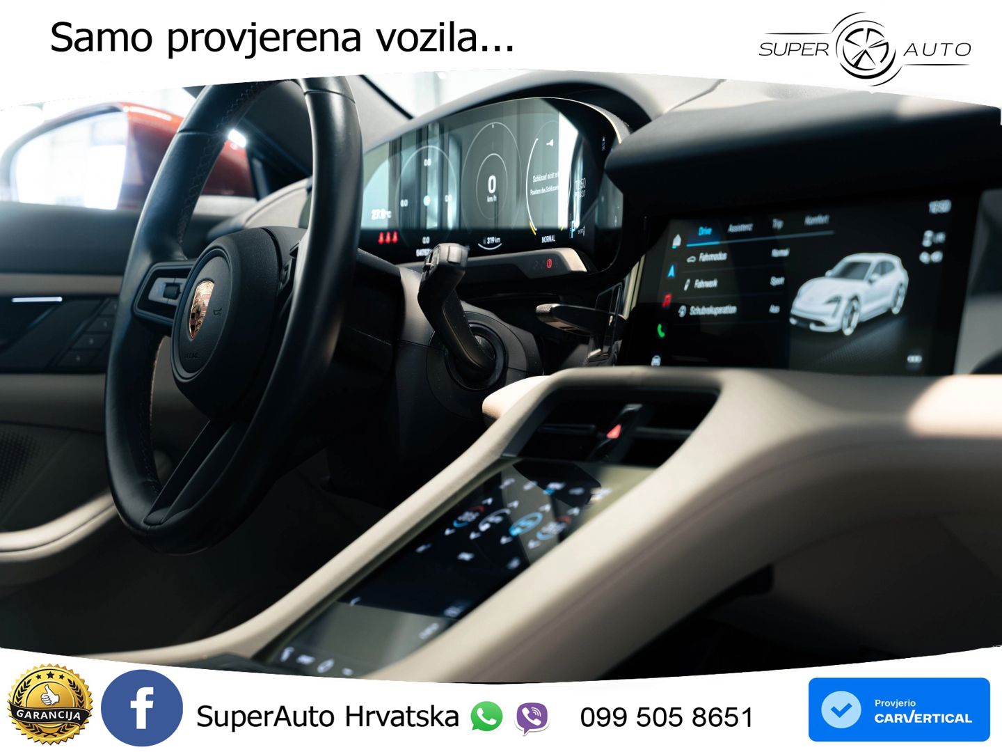 Porsche Taycan Sport Turismo Performance Plus 93.4 kWh (476 KS) LED+GR SJED+ACC