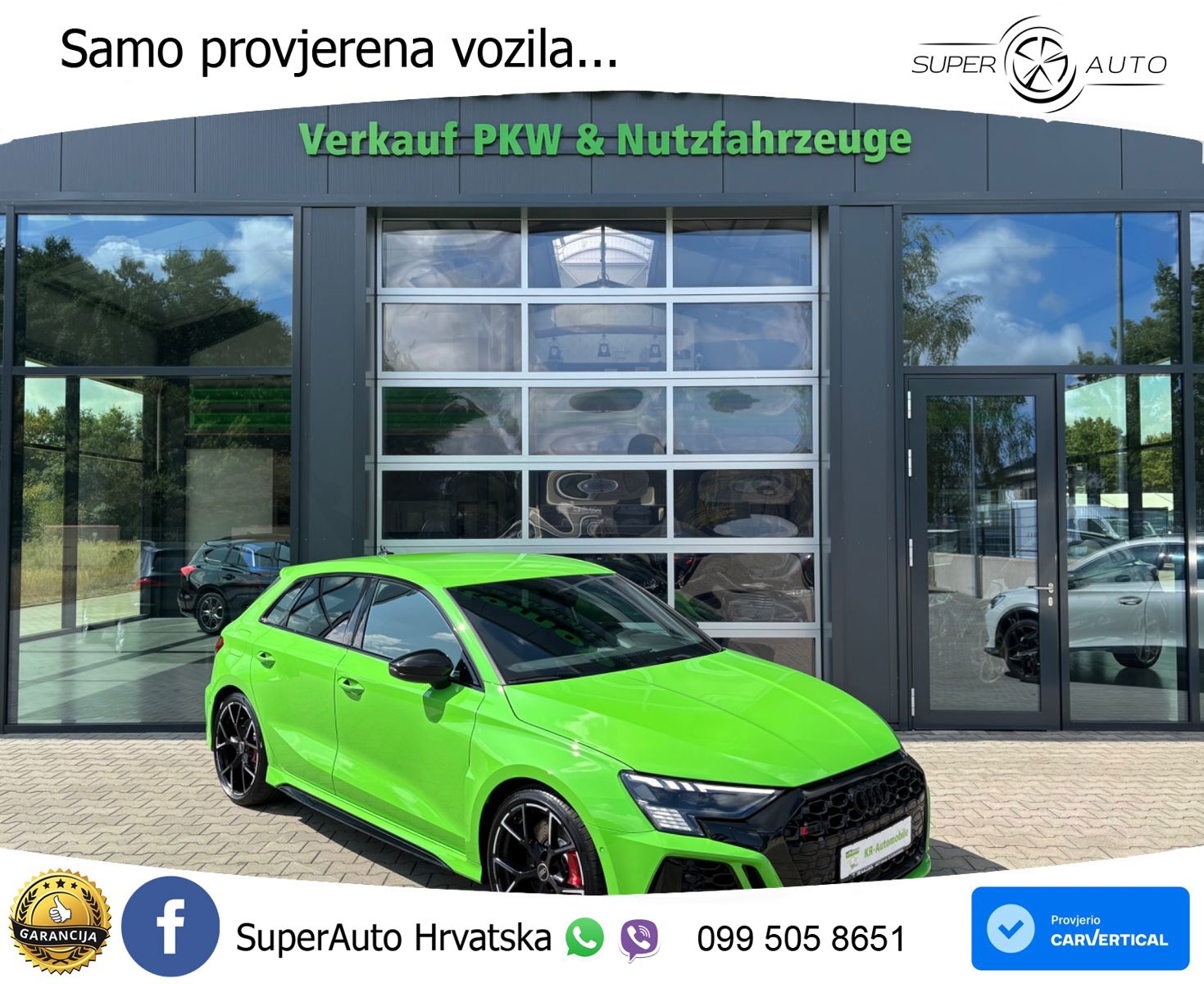 Audi RS3 Sportback 2.5 TFSI (400 KS) quattro S tronic LED+GR SJED+ACC