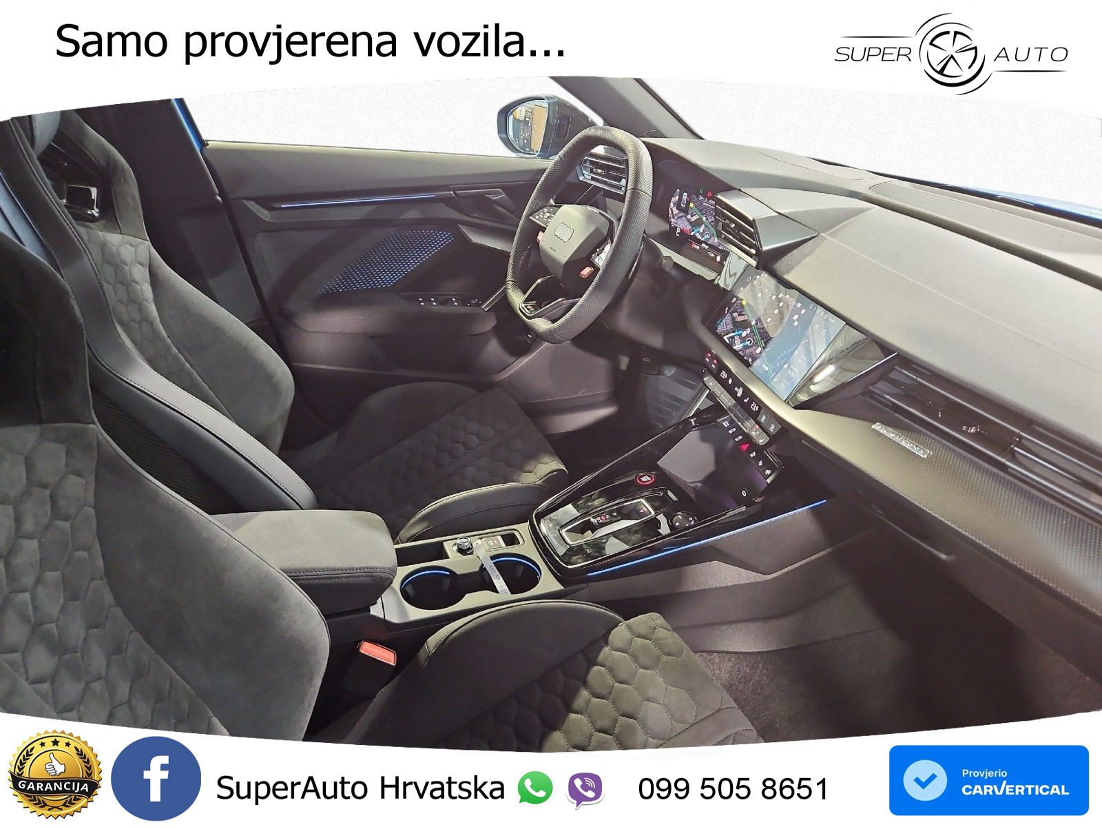 Audi RS3 Sedan 2.5 TFSI (400 KS) quattro S tronic LED+GR SJED+ACC