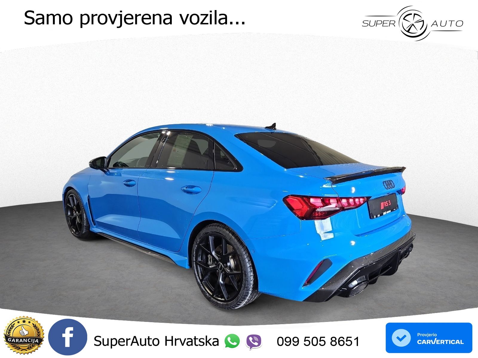 Audi RS3 Sedan 2.5 TFSI (400 KS) quattro S tronic LED+GR SJED+ACC