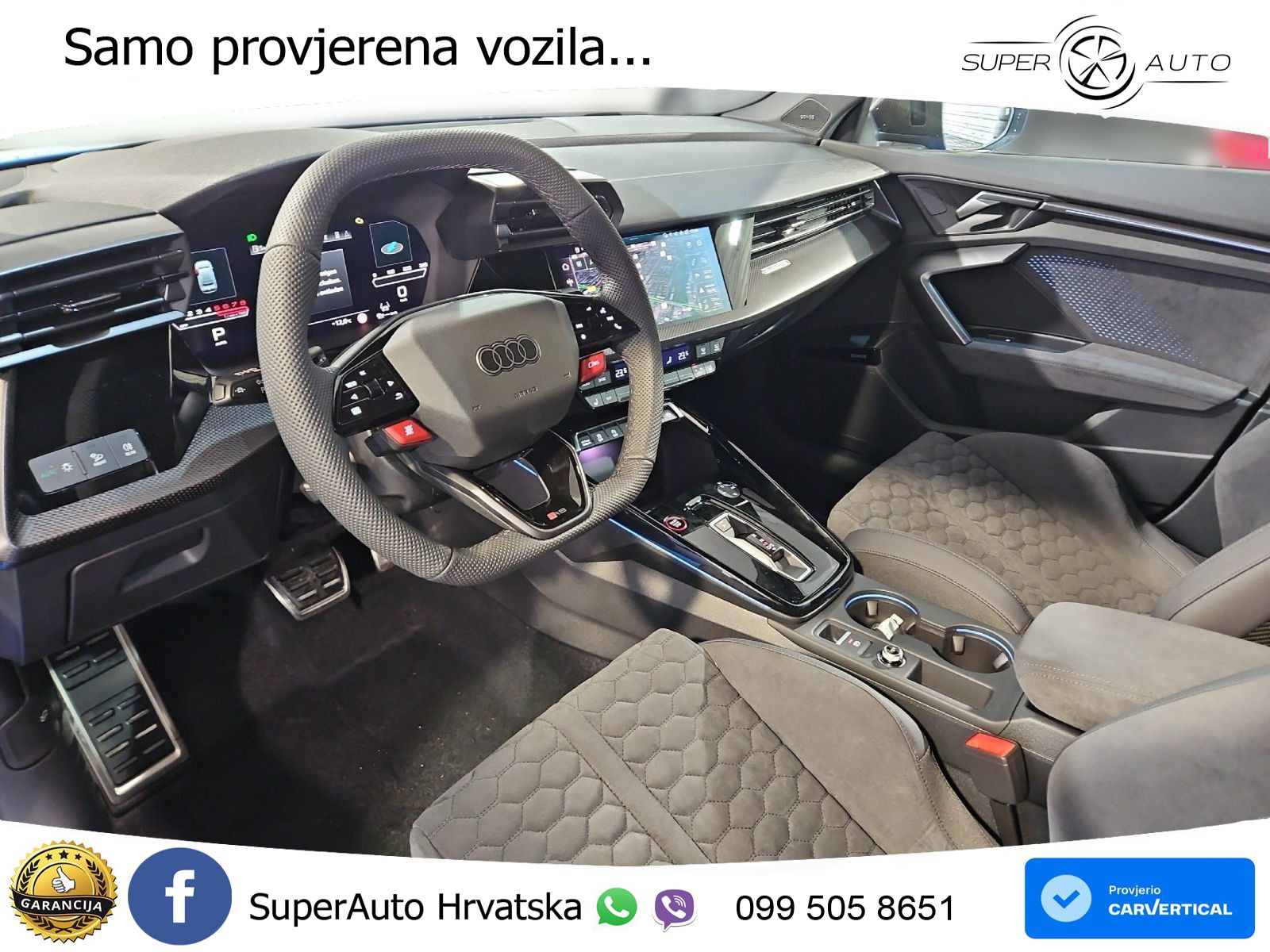 Audi RS3 Sedan 2.5 TFSI (400 KS) quattro S tronic LED+GR SJED+ACC