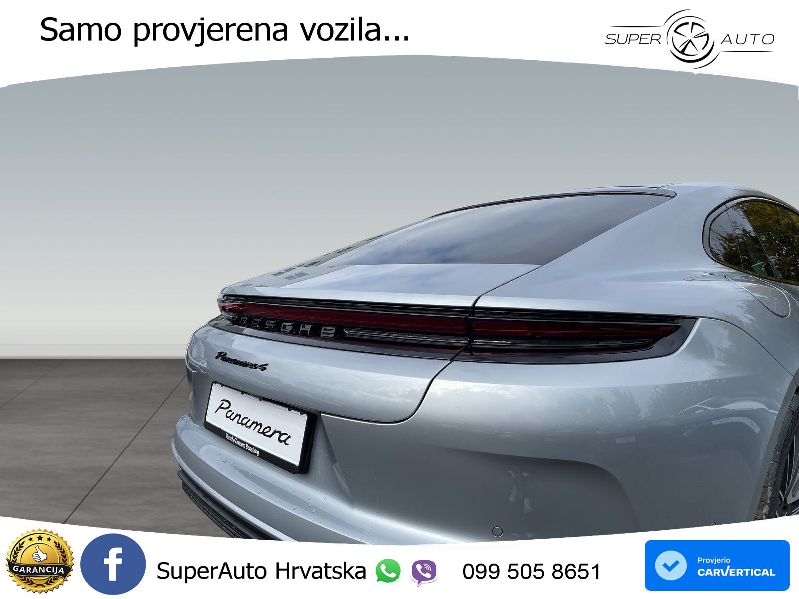 Porsche Panamera 4 2.9 V6 (470 KS) E-Hybrid PDK ACC+HEAD+4xGR SJED+360+PANO