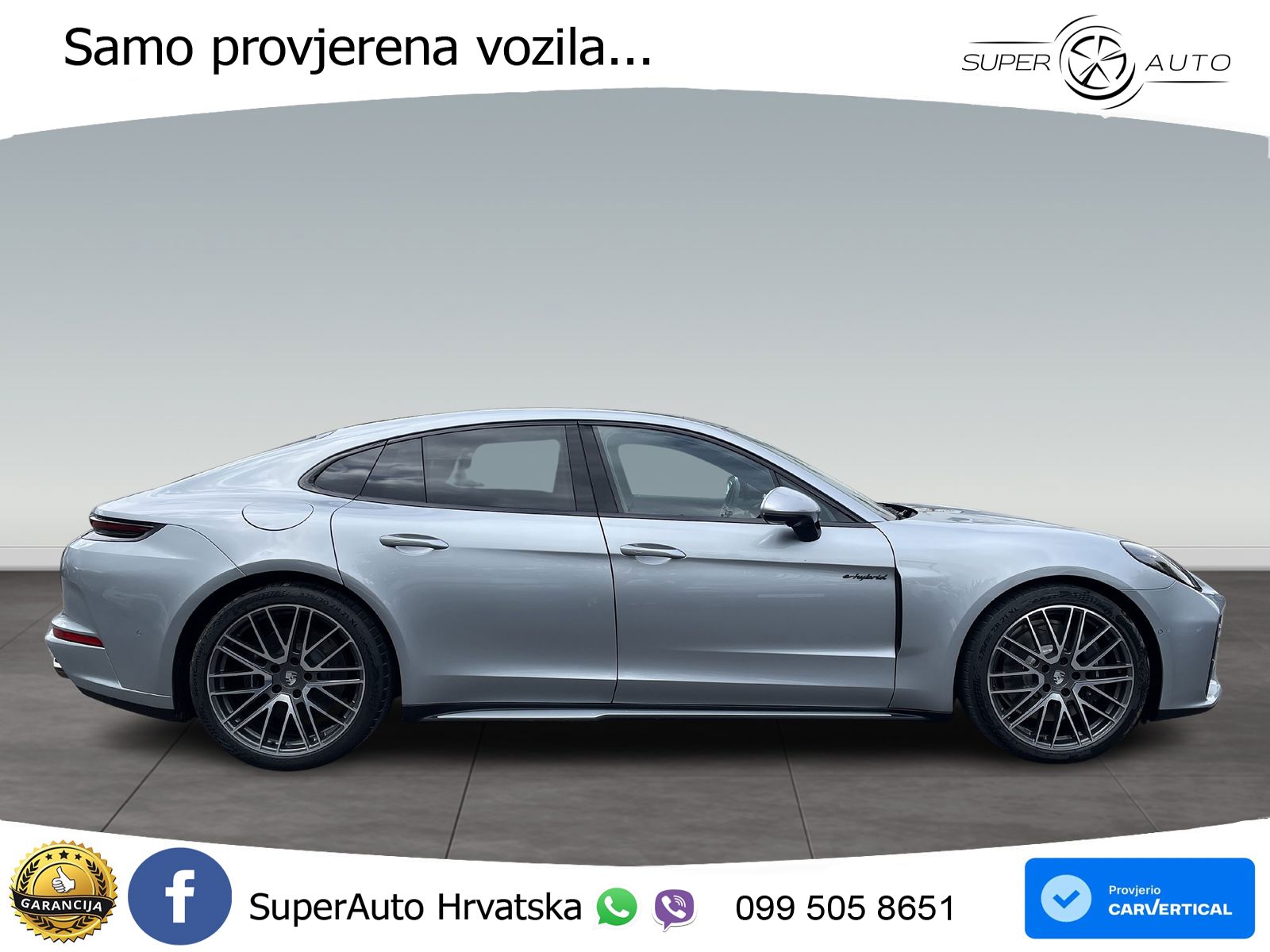 Porsche Panamera 4 2.9 V6 (470 KS) E-Hybrid PDK ACC+HEAD+4xGR SJED+360+PANO