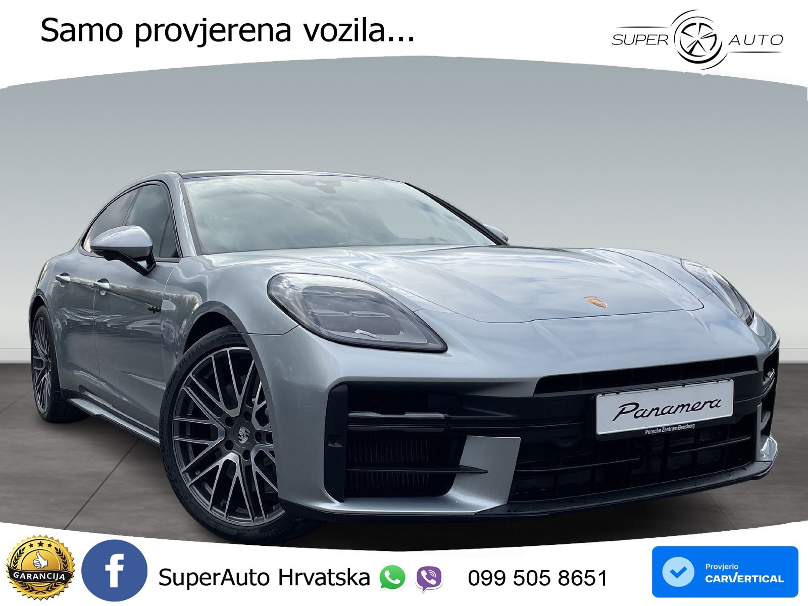 Porsche Panamera 4 2.9 V6 (470 KS) E-Hybrid PDK ACC+HEAD+4xGR SJED+360+PANO