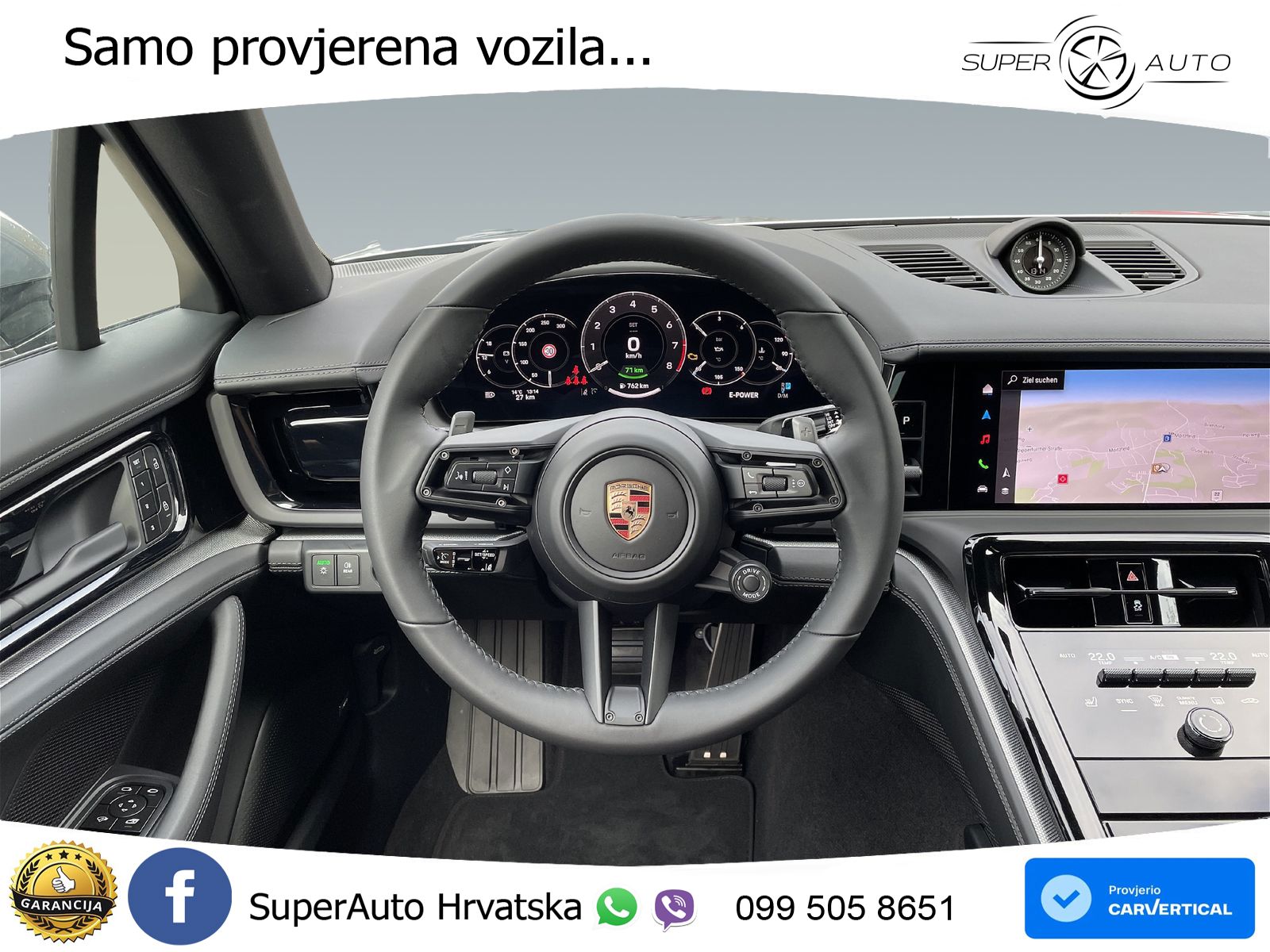 Porsche Panamera 4 2.9 V6 (470 KS) E-Hybrid PDK ACC+HEAD+4xGR SJED+360+PANO