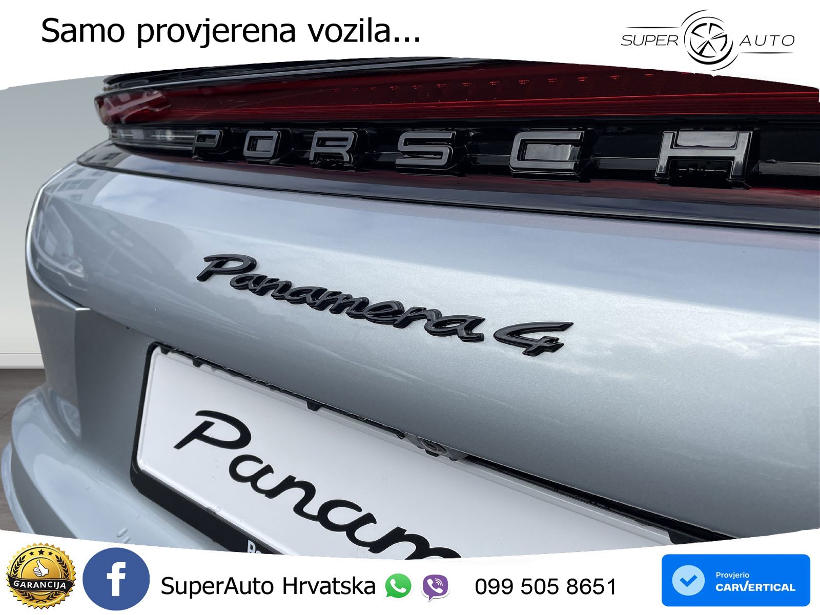 Porsche Panamera 4 2.9 V6 (470 KS) E-Hybrid PDK ACC+HEAD+4xGR SJED+360+PANO