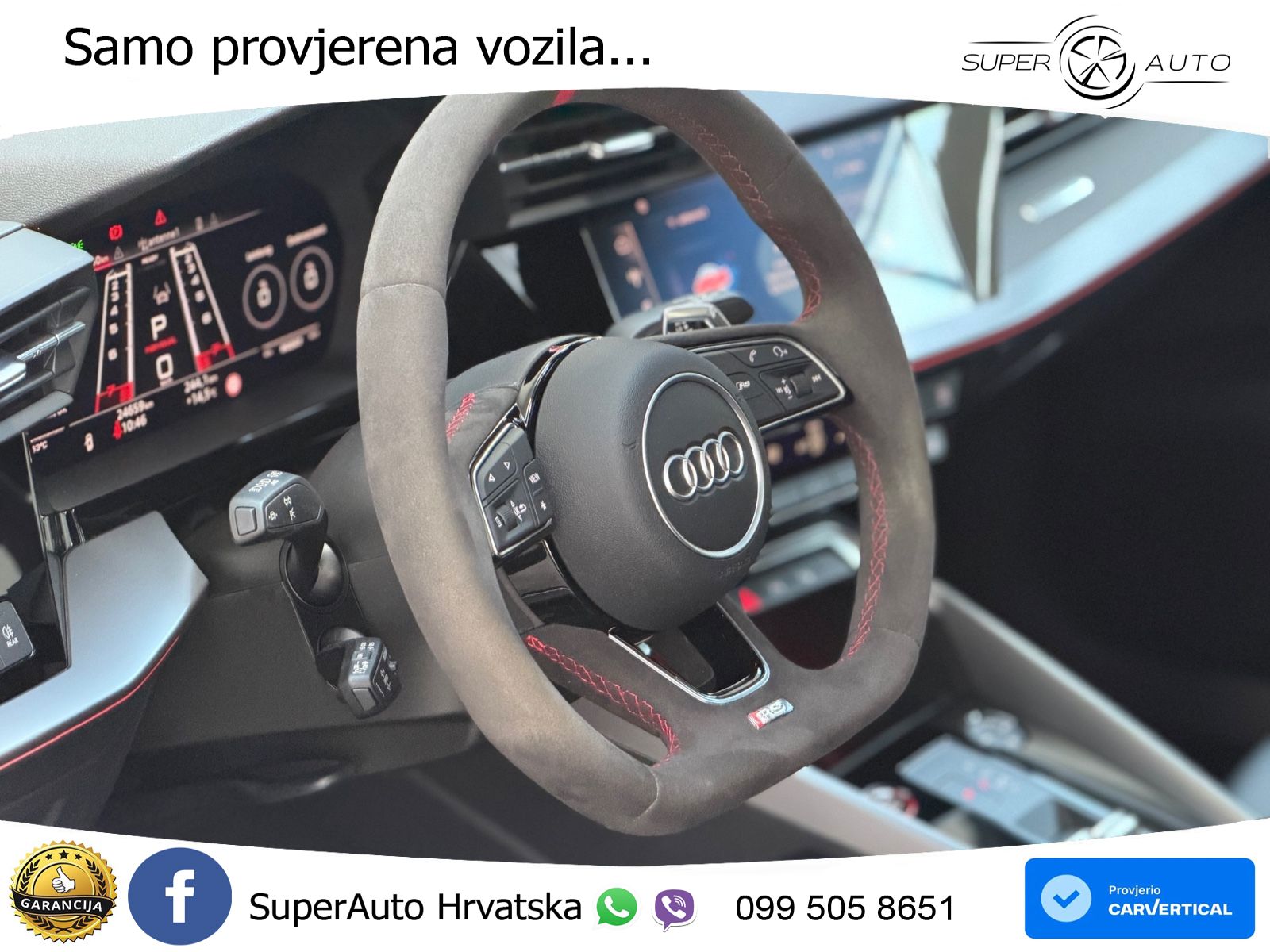 Audi RS3 Sedan 2.5 TFSI (400 KS) quattro S tronic LED+GR SJED+ACC