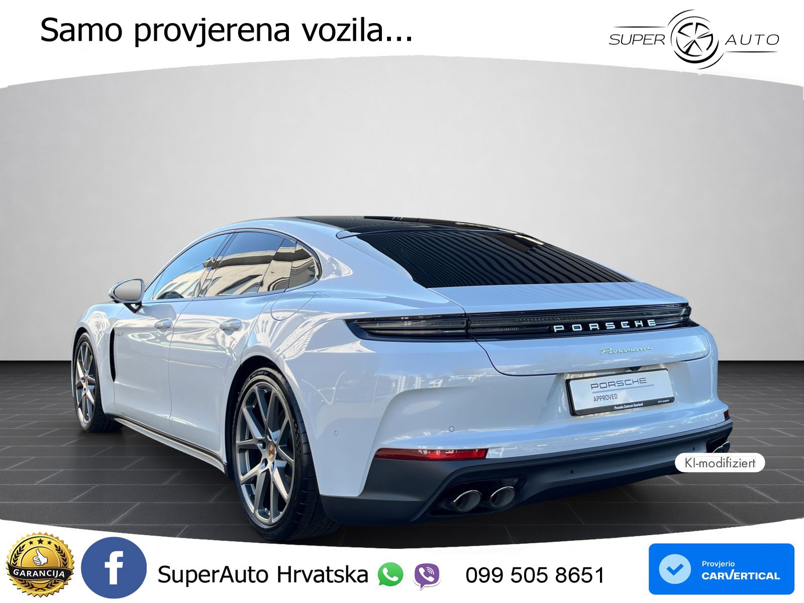 Porsche Panamera 4 2.9 V6 (470 KS) E-Hybrid PDK ACC+HEAD+4xGR SJED+360+PANO