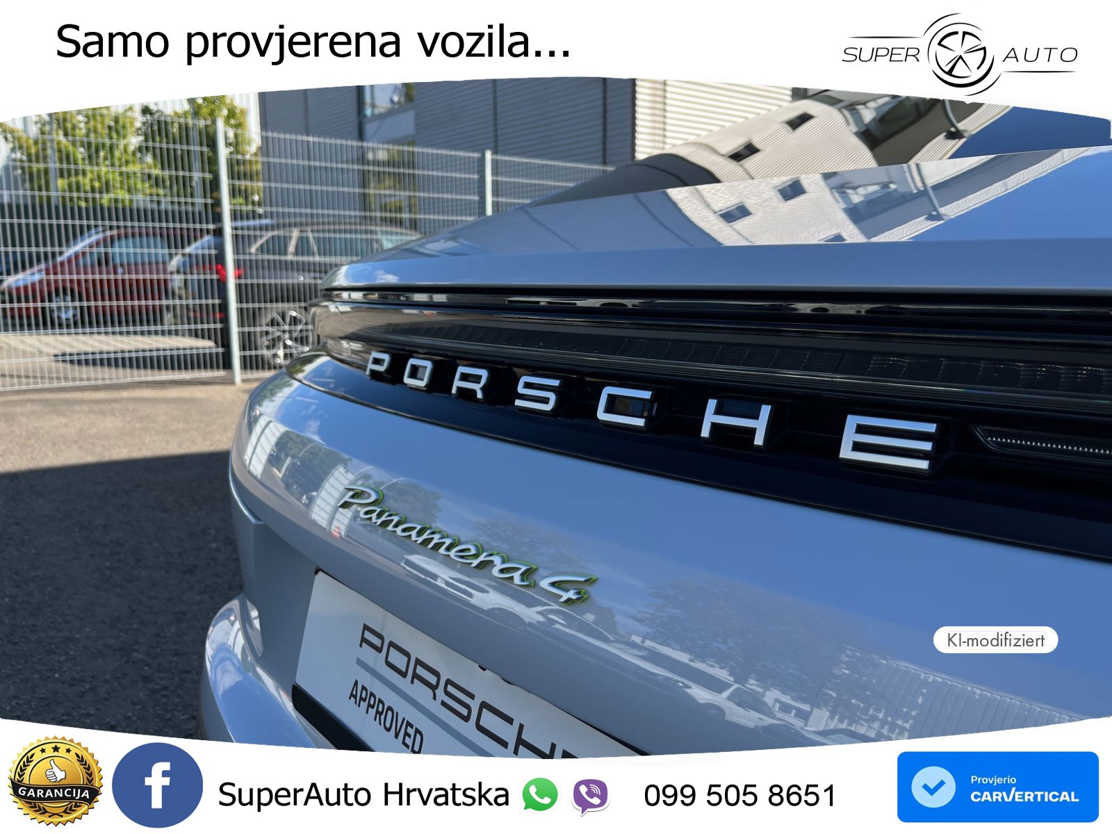 Porsche Panamera 4 2.9 V6 (470 KS) E-Hybrid PDK ACC+HEAD+4xGR SJED+360+PANO