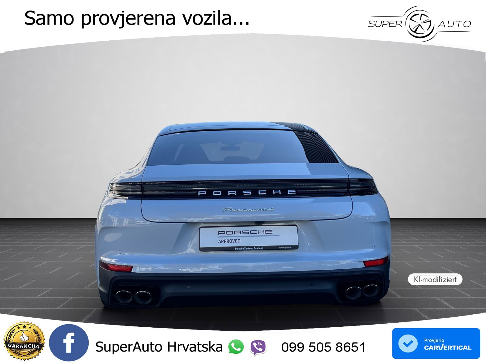 Porsche Panamera 4 2.9 V6 (470 KS) E-Hybrid PDK ACC+HEAD+4xGR SJED+360+PANO