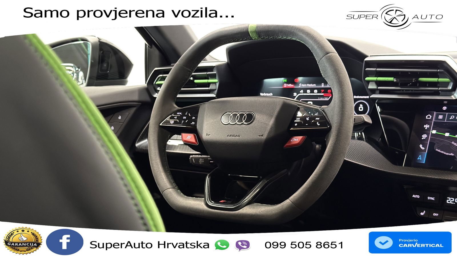 Audi RS3 Sedan 2.5 TFSI (400 KS) quattro S tronic LED+GR SJED+ACC