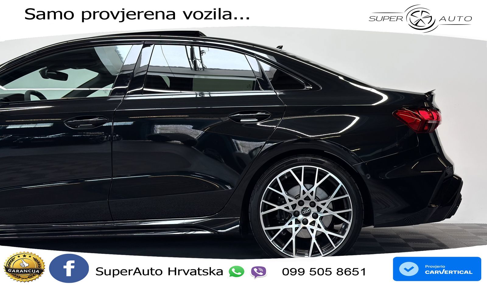 Audi RS3 Sedan 2.5 TFSI (400 KS) quattro S tronic LED+GR SJED+ACC