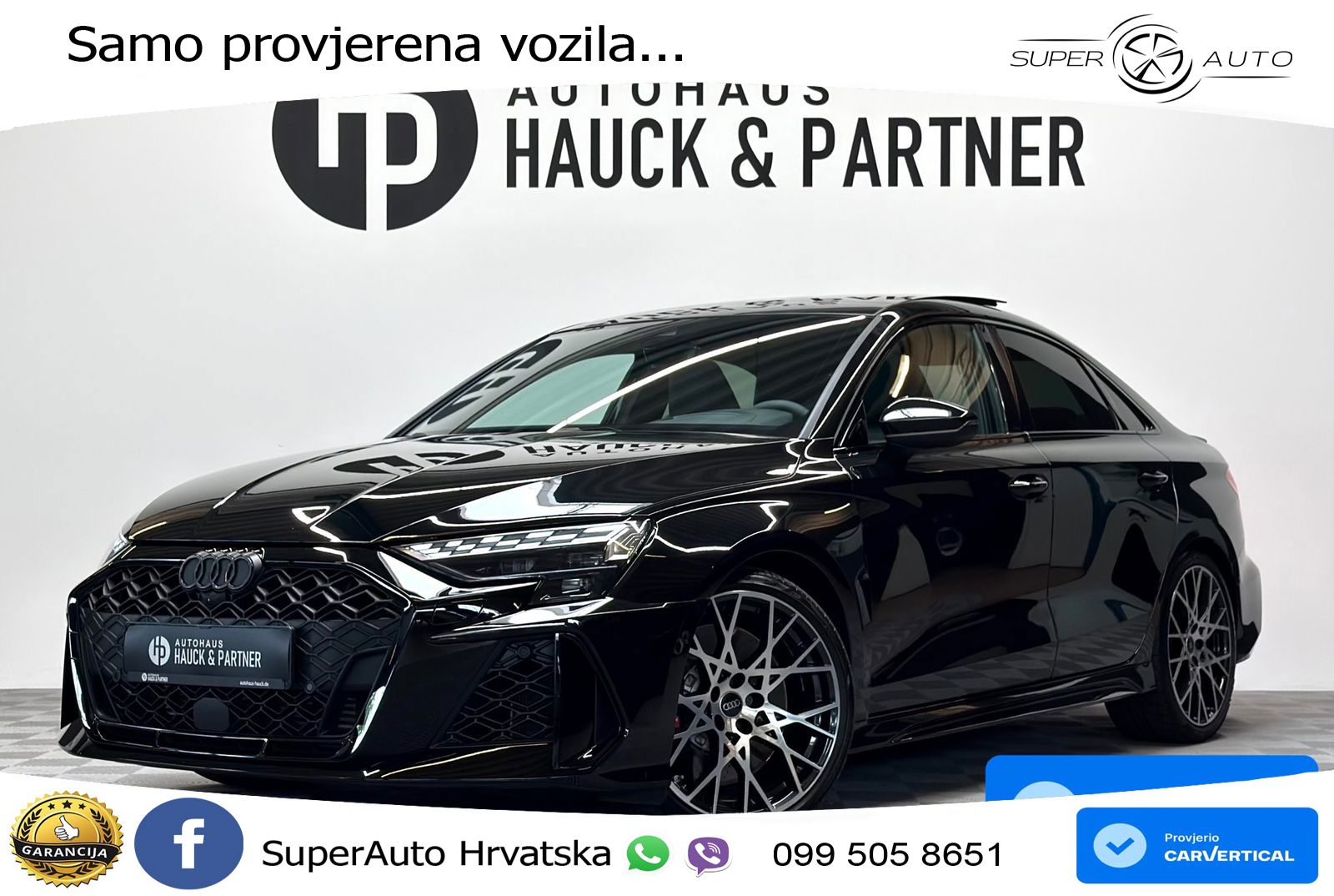 Audi RS3 Sedan 2.5 TFSI (400 KS) quattro S tronic LED+GR SJED+ACC