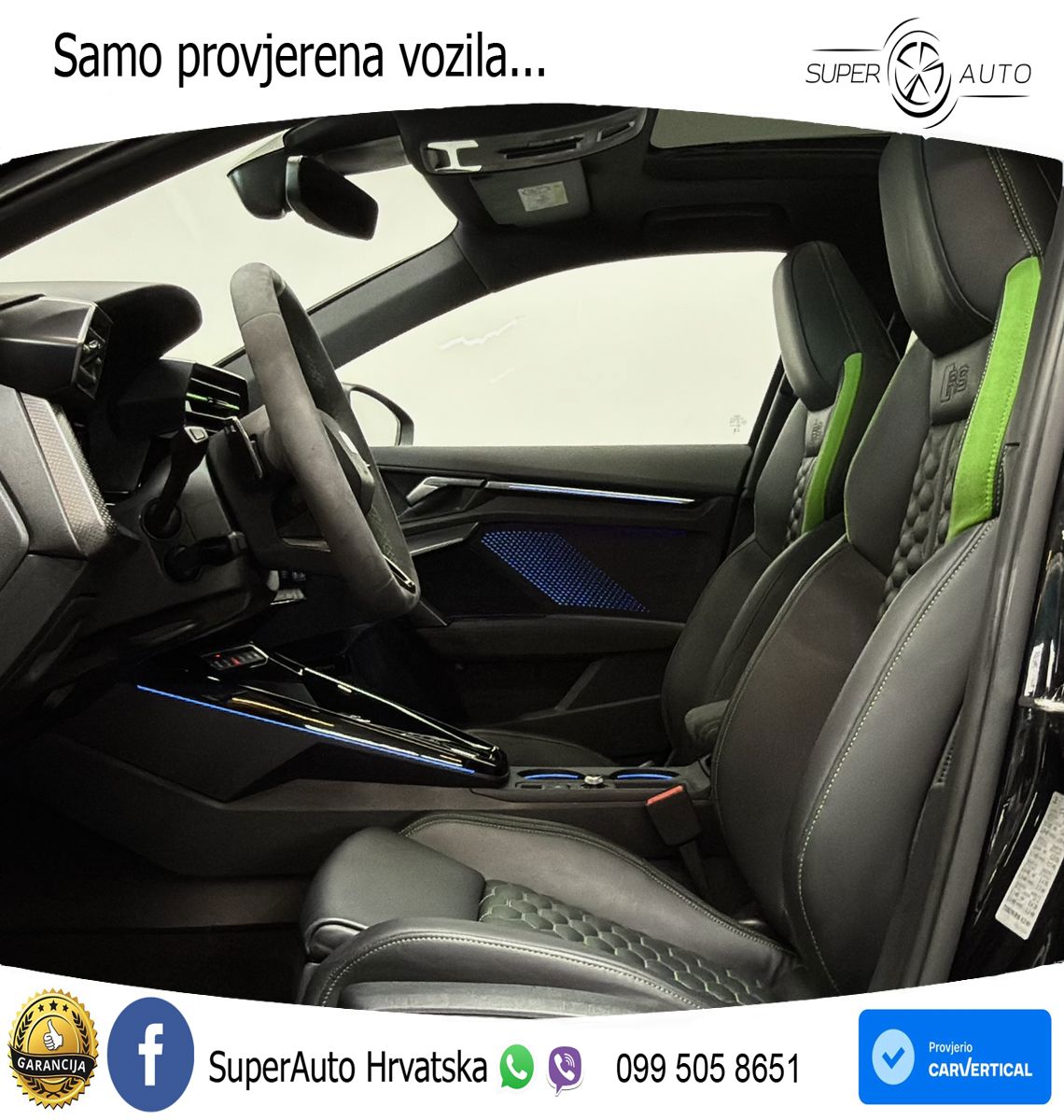 Audi RS3 Sedan 2.5 TFSI (400 KS) quattro S tronic LED+GR SJED+ACC