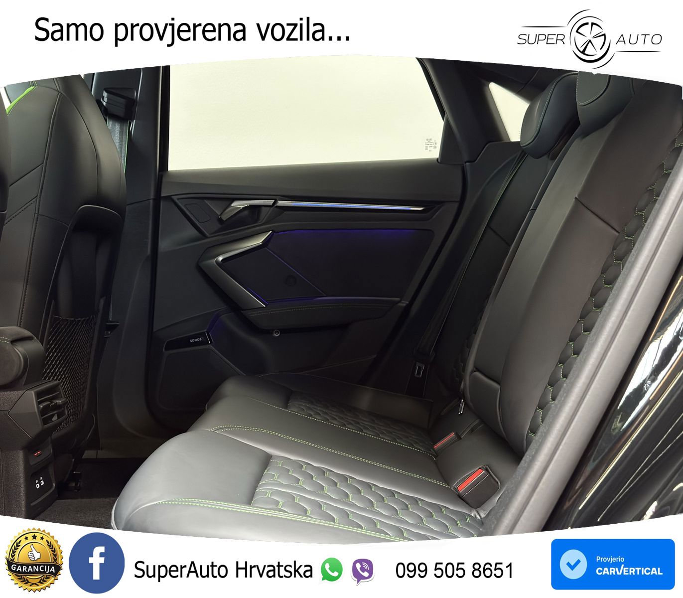 Audi RS3 Sedan 2.5 TFSI (400 KS) quattro S tronic LED+GR SJED+ACC