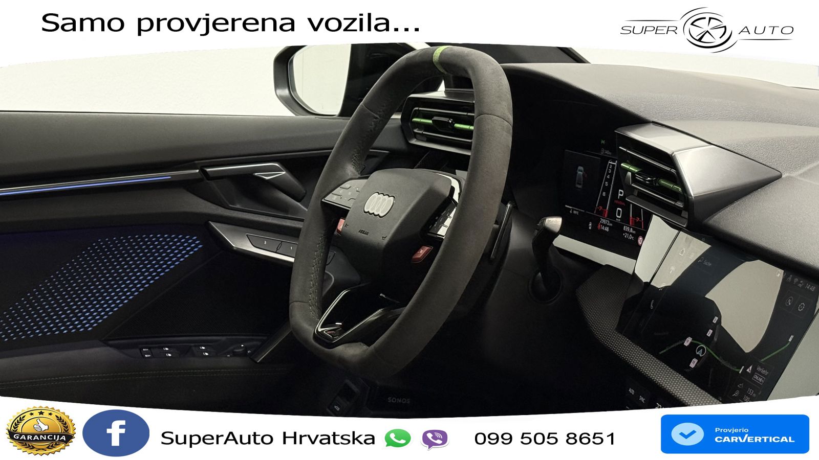 Audi RS3 Sedan 2.5 TFSI (400 KS) quattro S tronic LED+GR SJED+ACC