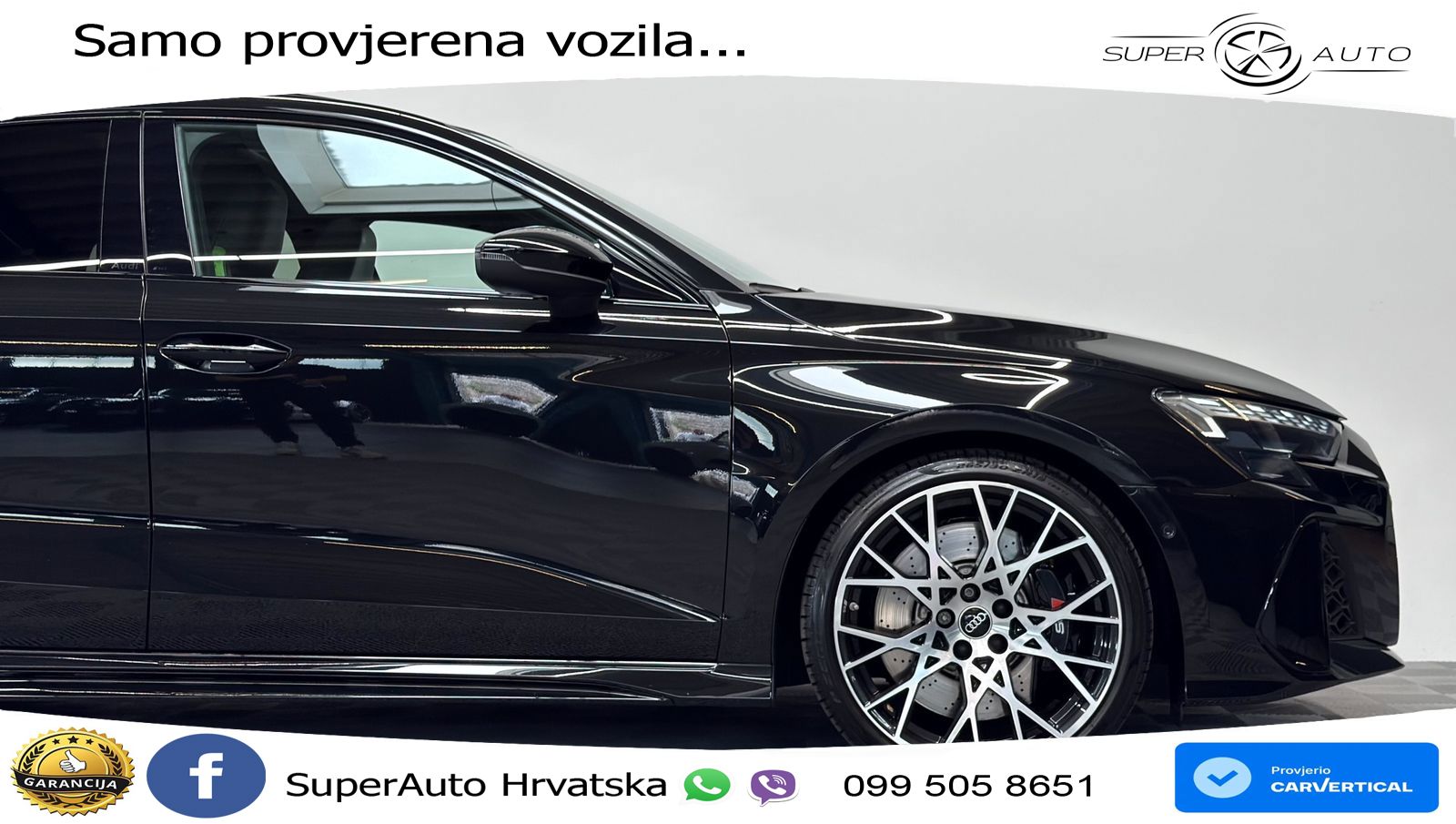 Audi RS3 Sedan 2.5 TFSI (400 KS) quattro S tronic LED+GR SJED+ACC